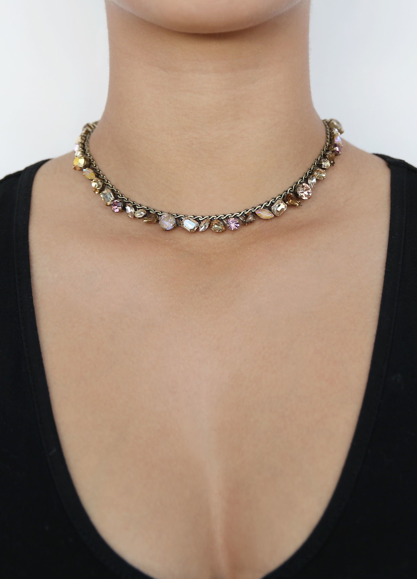 image for Necklace Ballroom Beige / Lila  