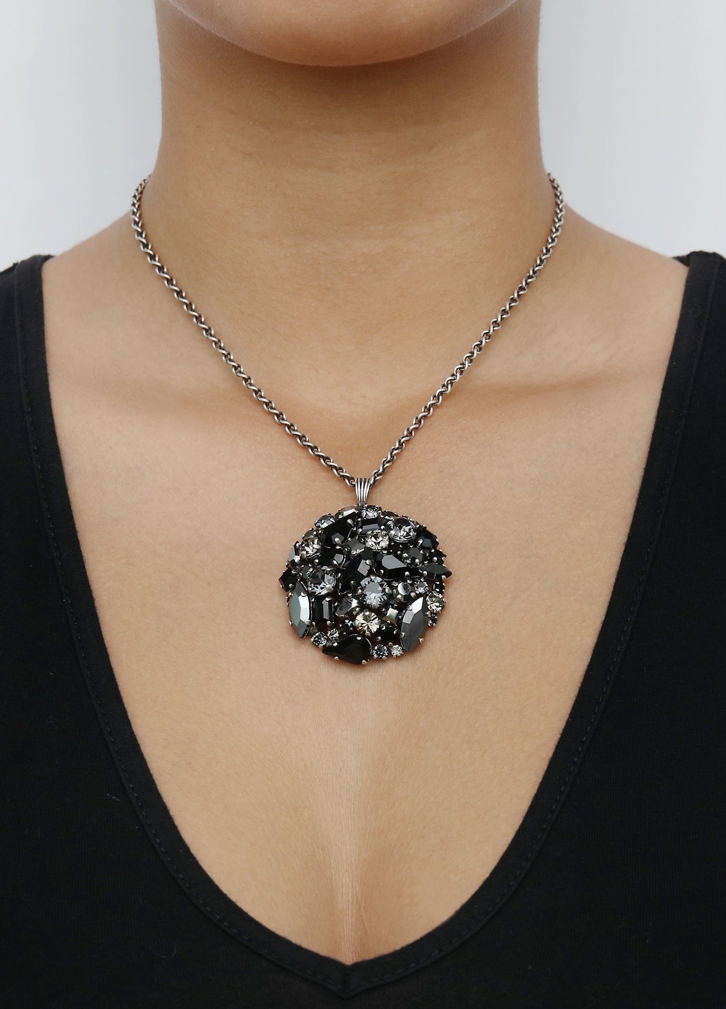 image for Necklace Pendant Ballroom Black  size L