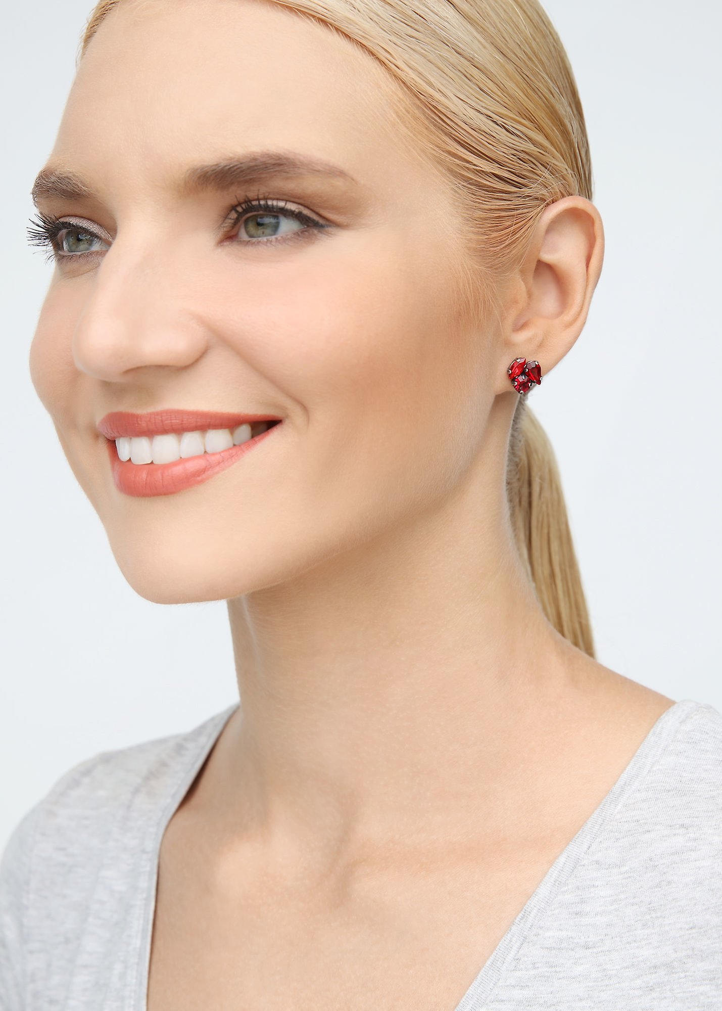 image pour Clou d'oreille Ballroom Rouge  