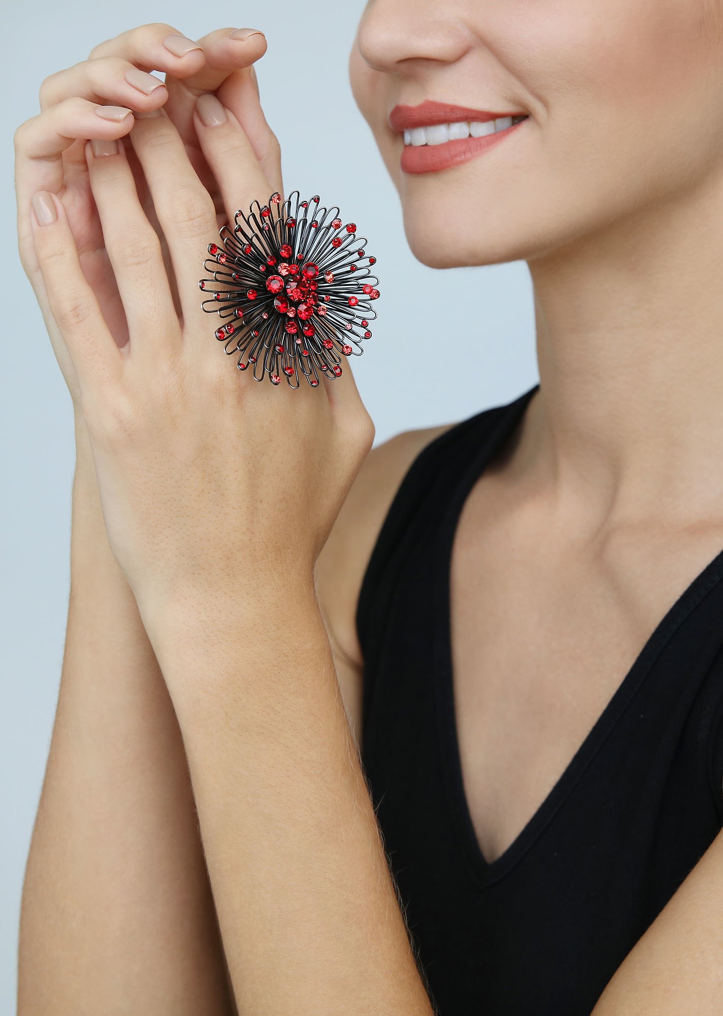 image for Ring Distel Coralline  size 2XL