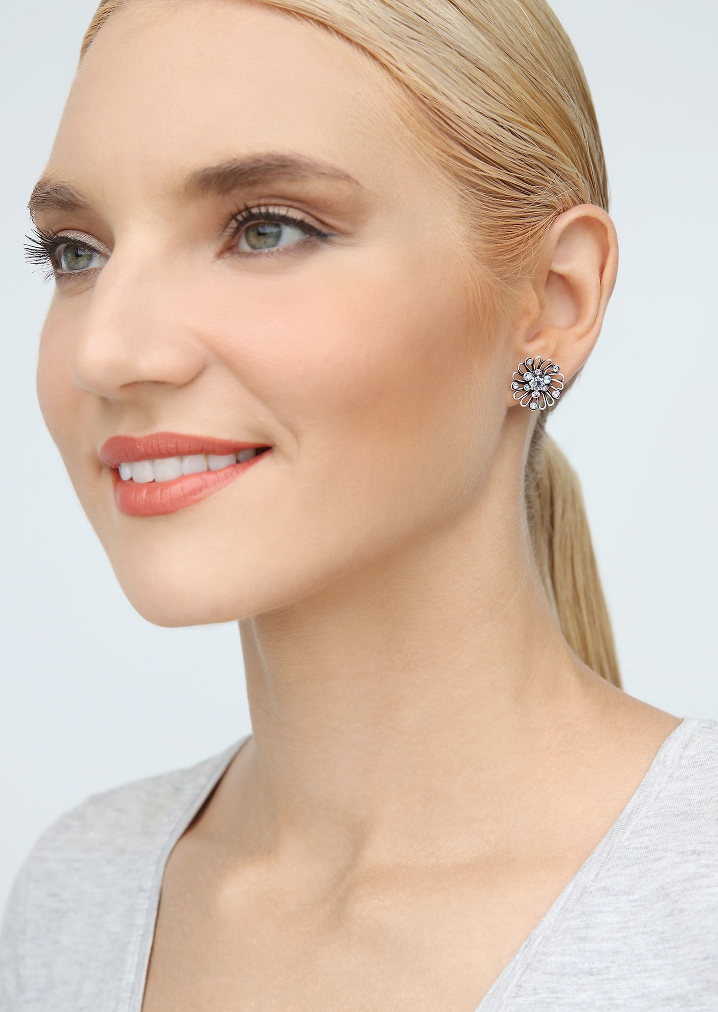 image for Earring Stud Distel Blue / Lila  size 2XS