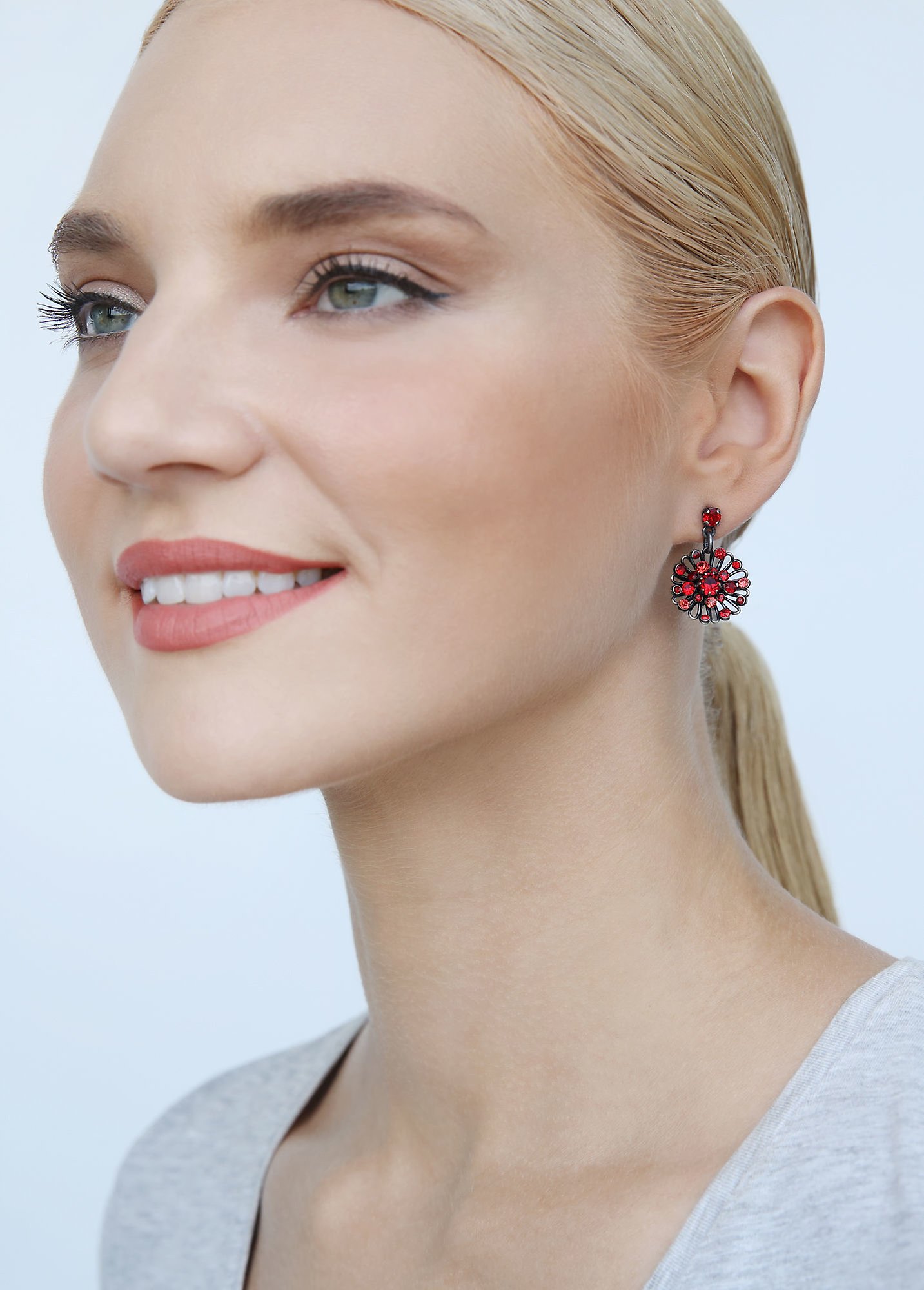 image pour Clou d'oreille pendant Distel Coralline  size XS