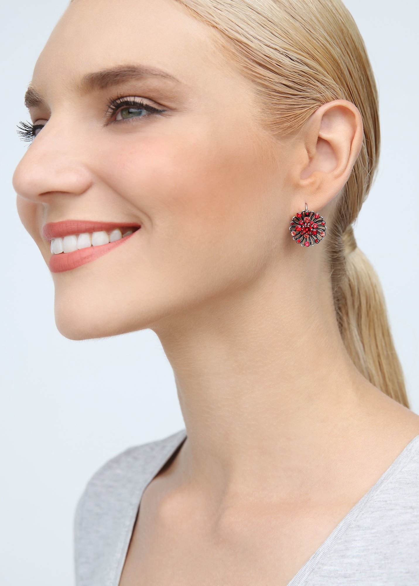 image for Earring eurowire Distel Coralline  size XS