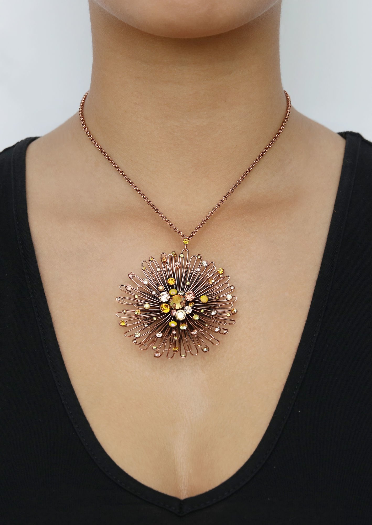 image pour Collier pendant Distel Jaune  size 2XL