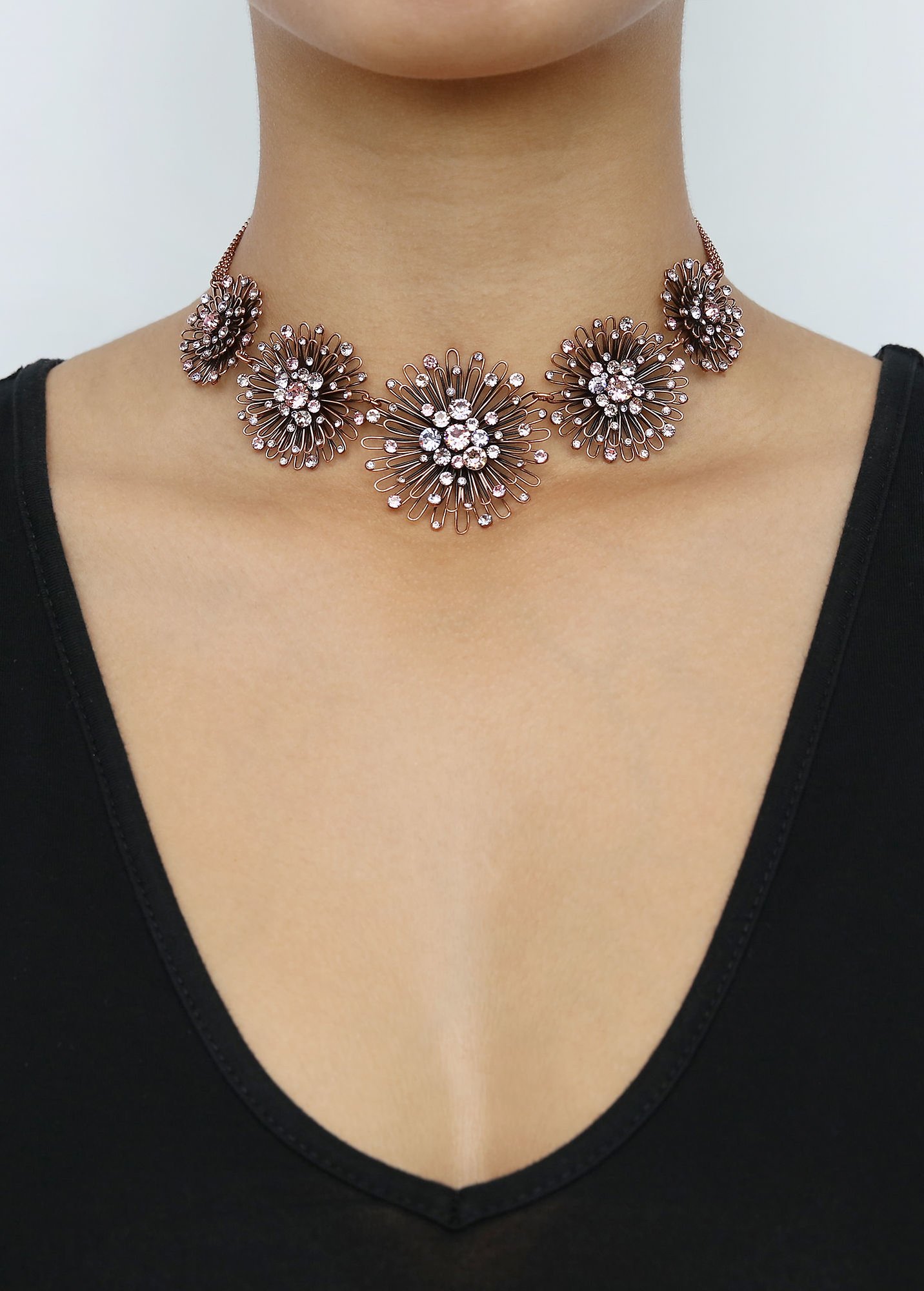 image for Necklace Distel Pink / Lila  size XL,L,M