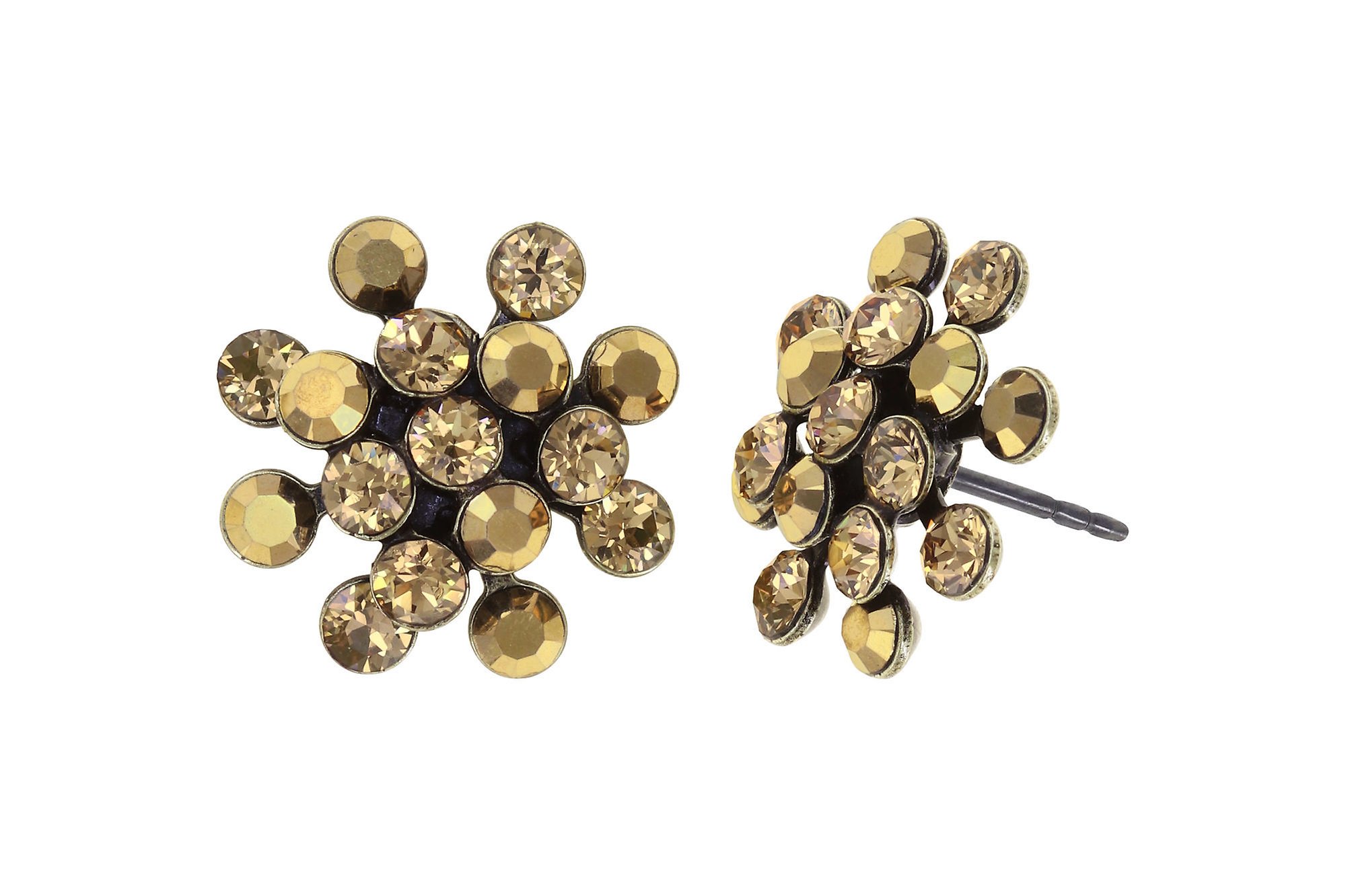 image for Earring Stud Magic Fireball Brown  mini