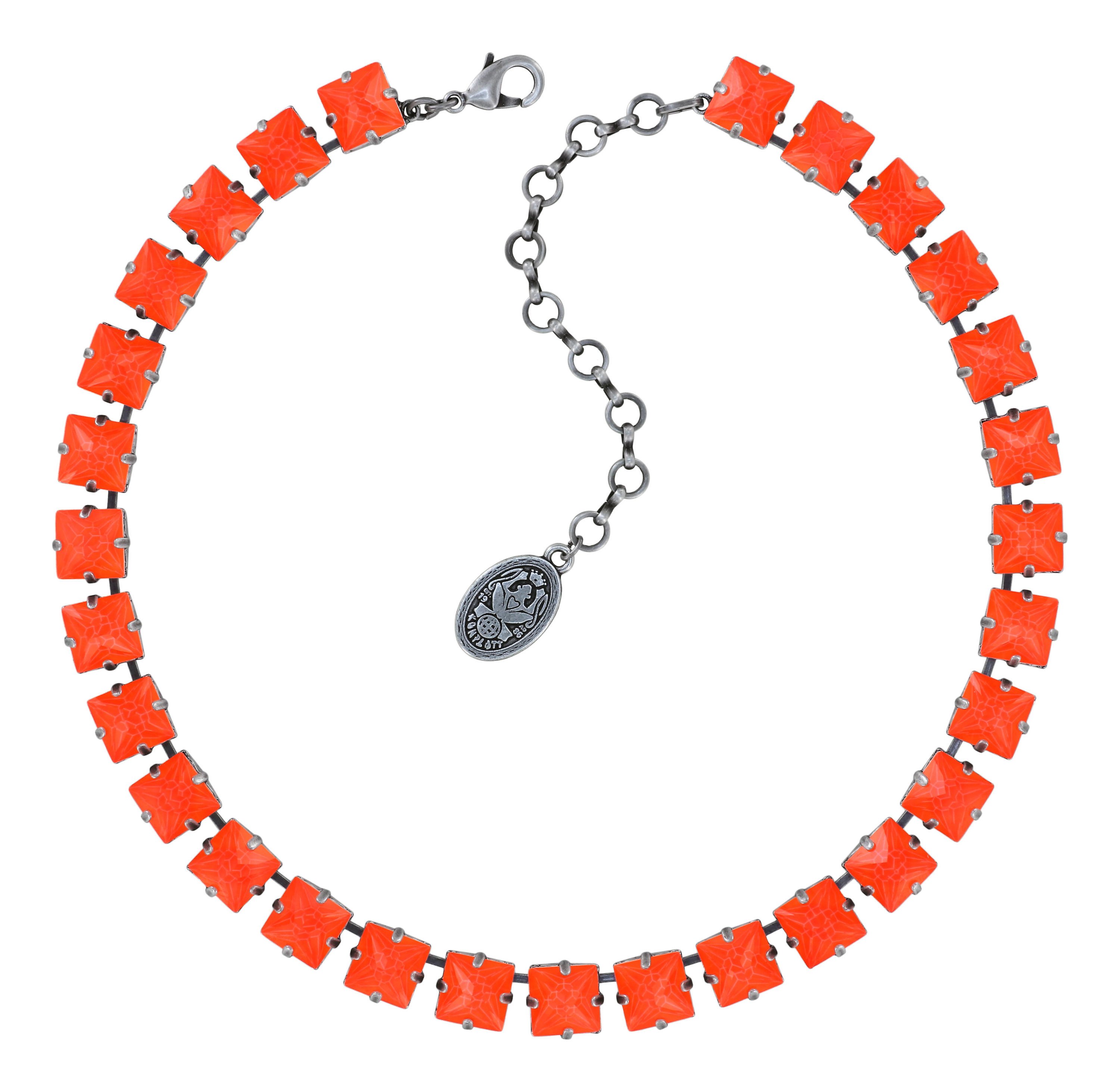 image pour Collier Punk Classics Rouge / Orange  size L