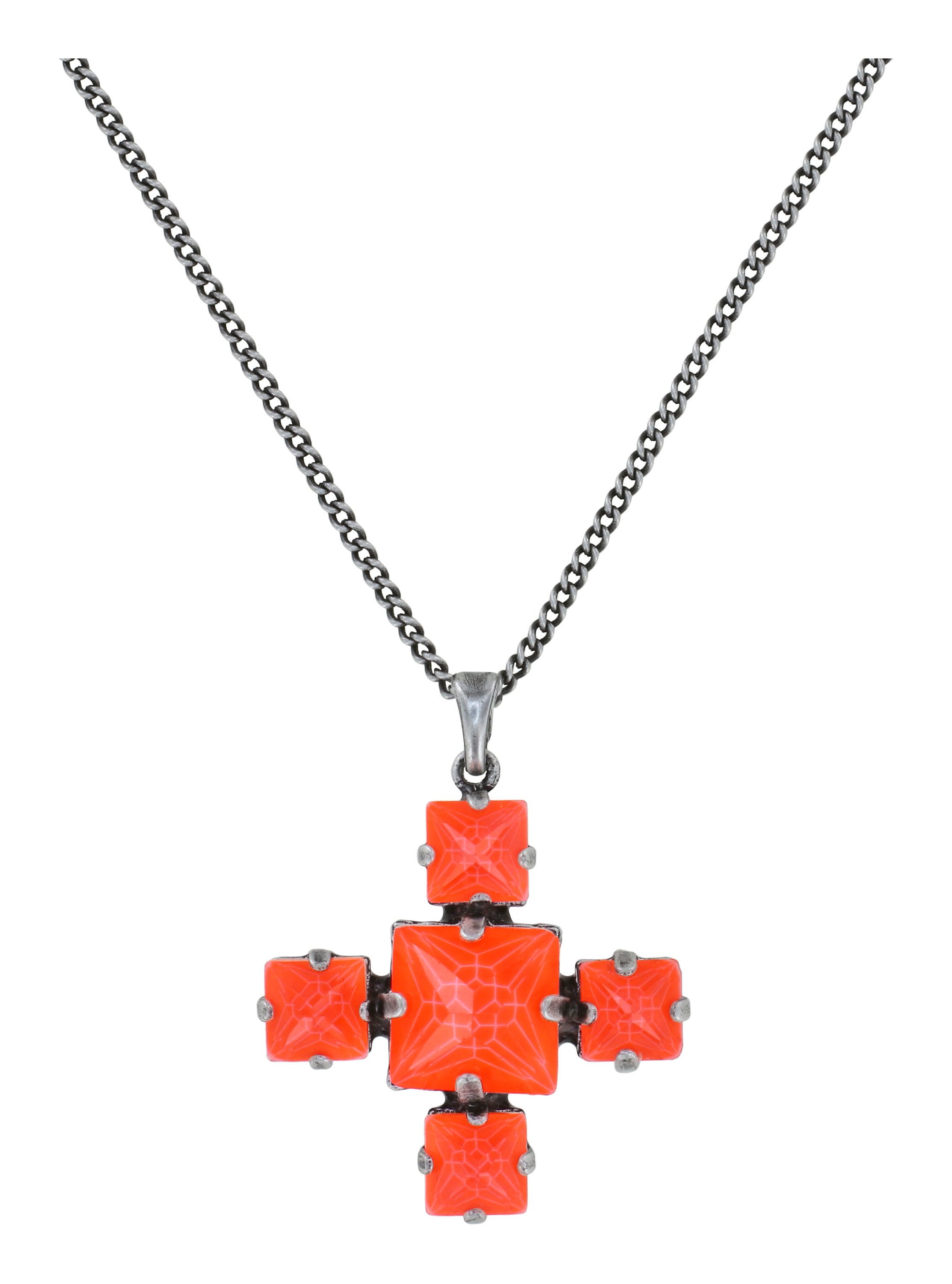 image for Necklace pendant Punk Classics Red / Orange  size L,S