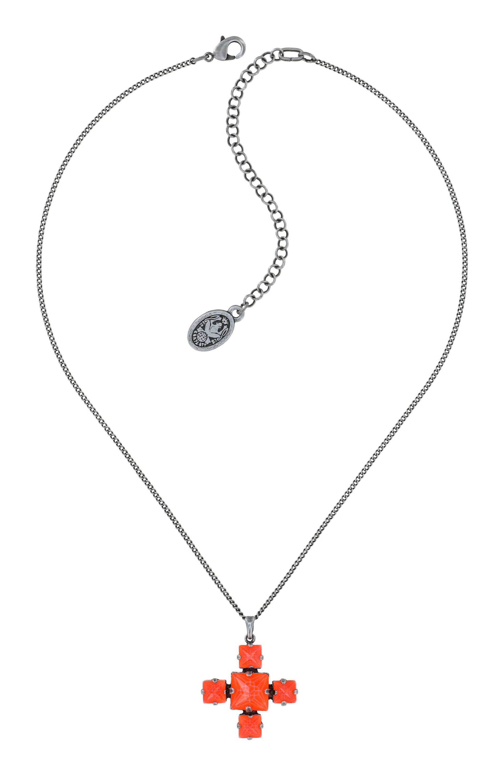 image pour Collier pendant Punk Classics Rouge / Orange  size L,S