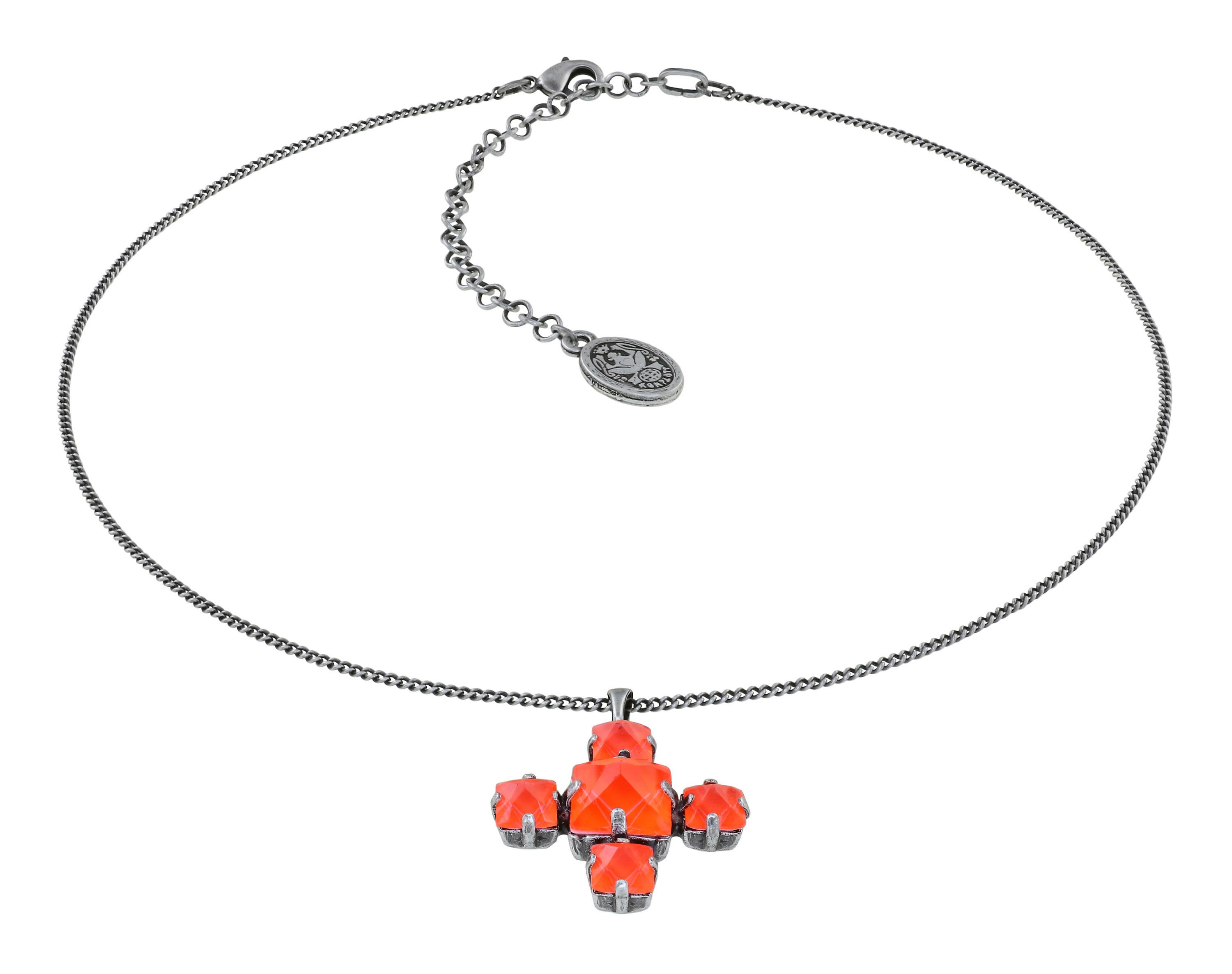 Bild für Halskette mit Anhänger Punk Classics Rot / Orange  size L,S