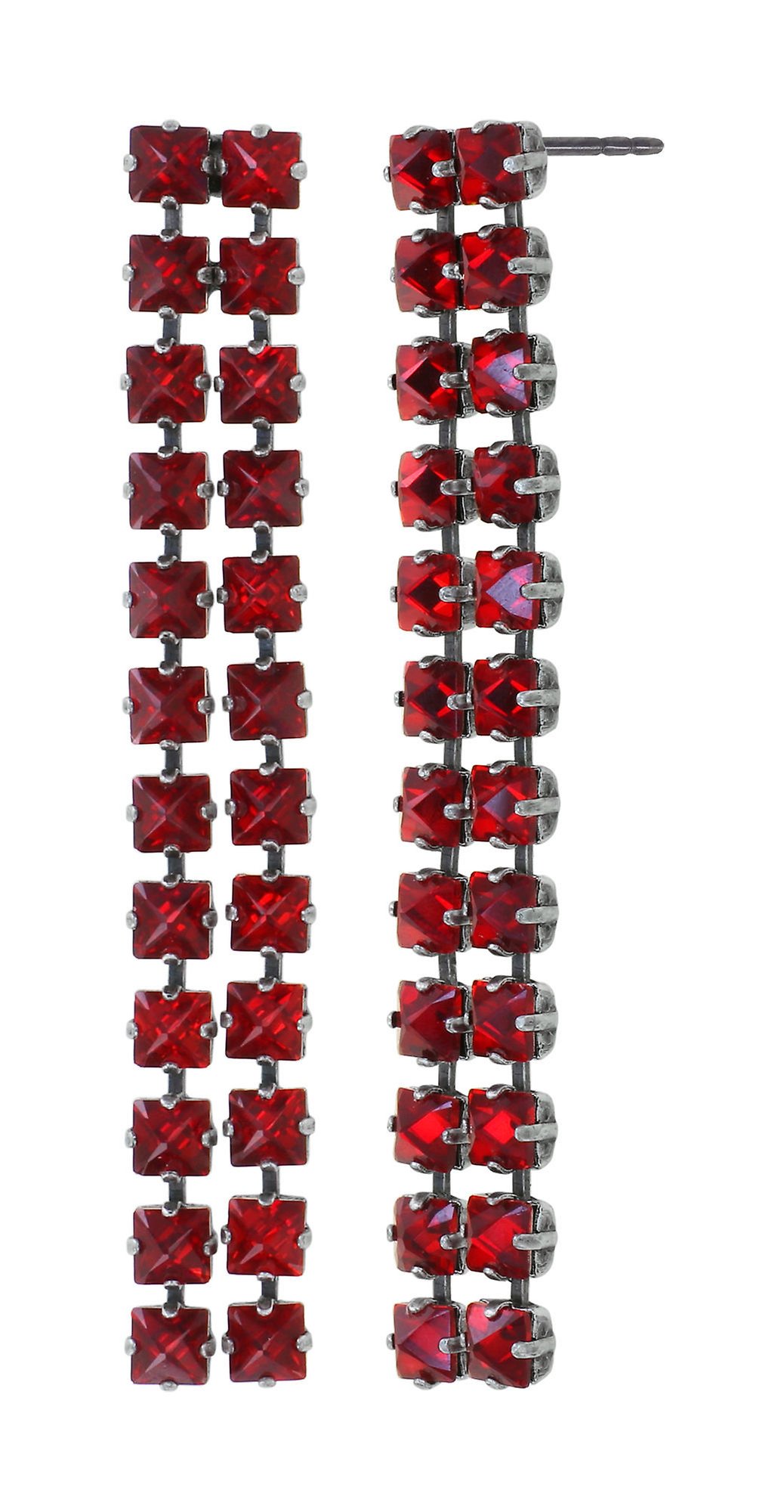 image pour Clou d'oreille pendant Punk Classics Rouge Foncé  size S