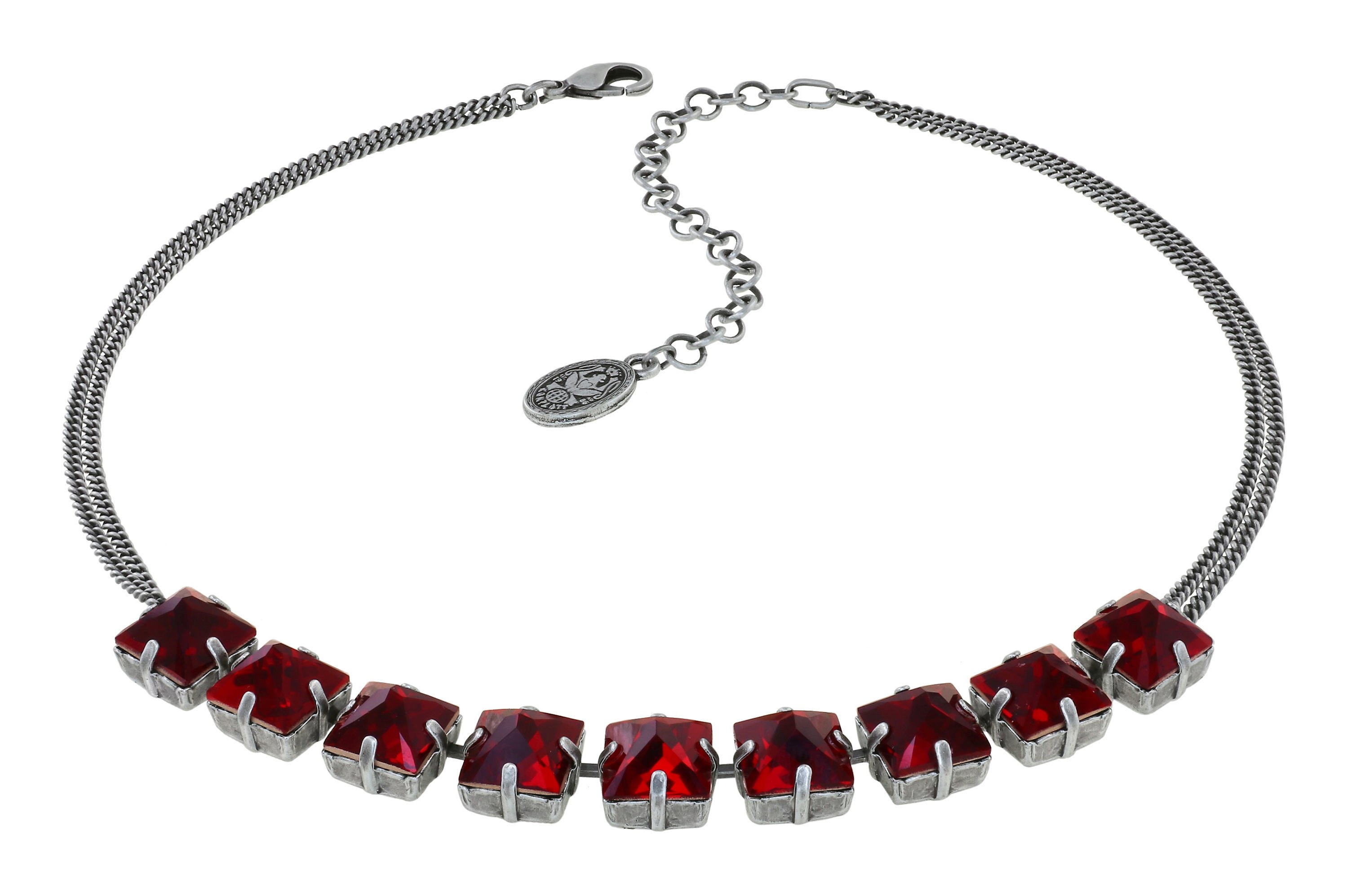 image for Necklace Punk Classics Dark Red  size L