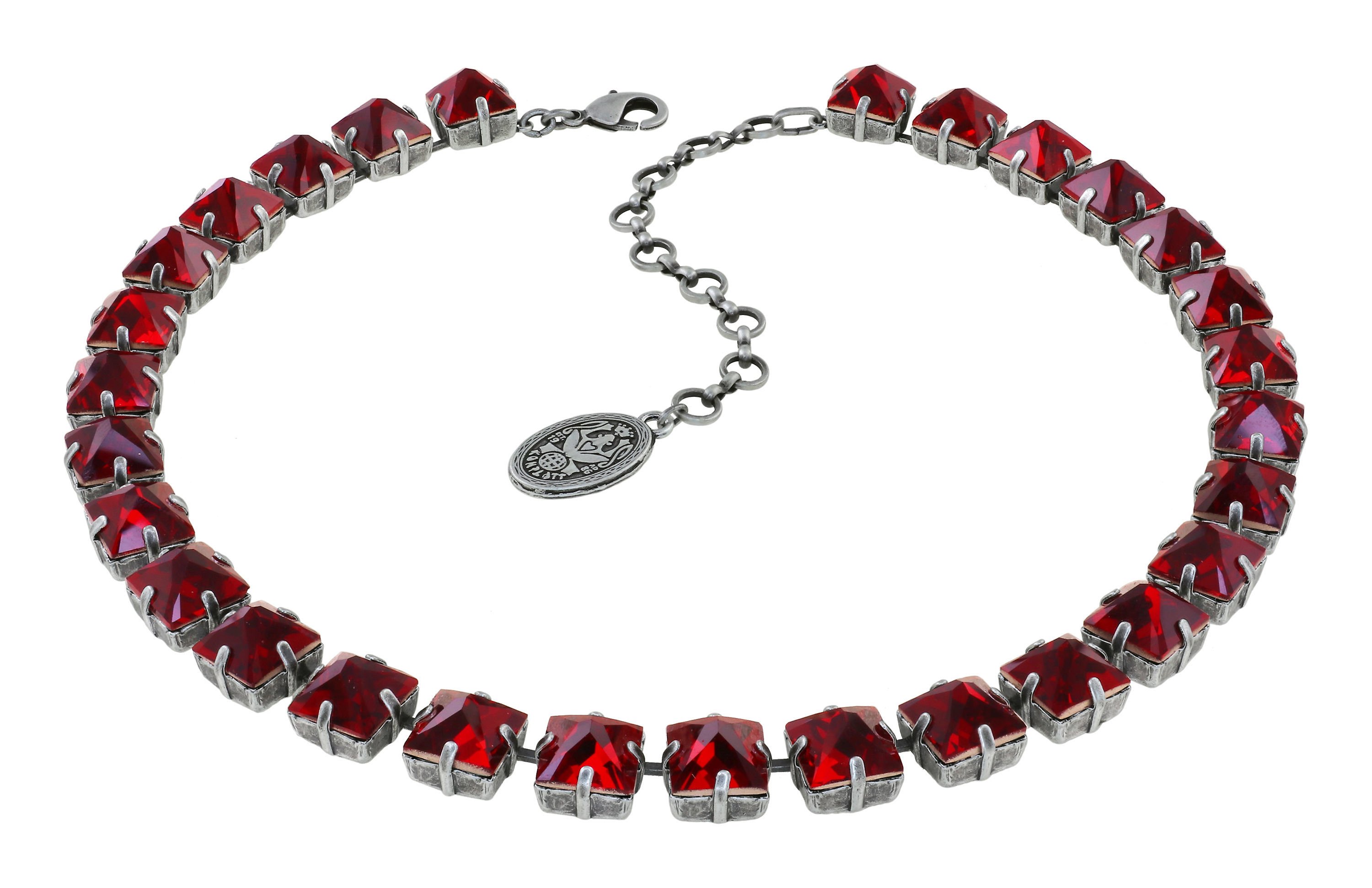 image for Necklace Punk Classics Dark Red  size L