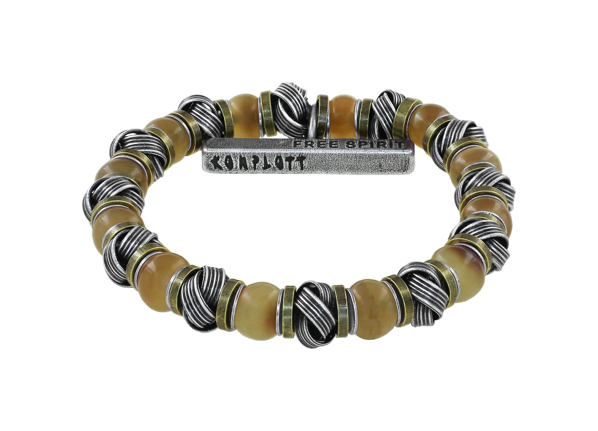 Bild für Armband elastisch Free Spirit Creme  Größe S