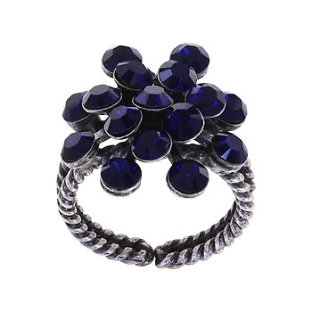image pour Ring Magic Fireball blue dark indigo Classic Size (21mm Ø)