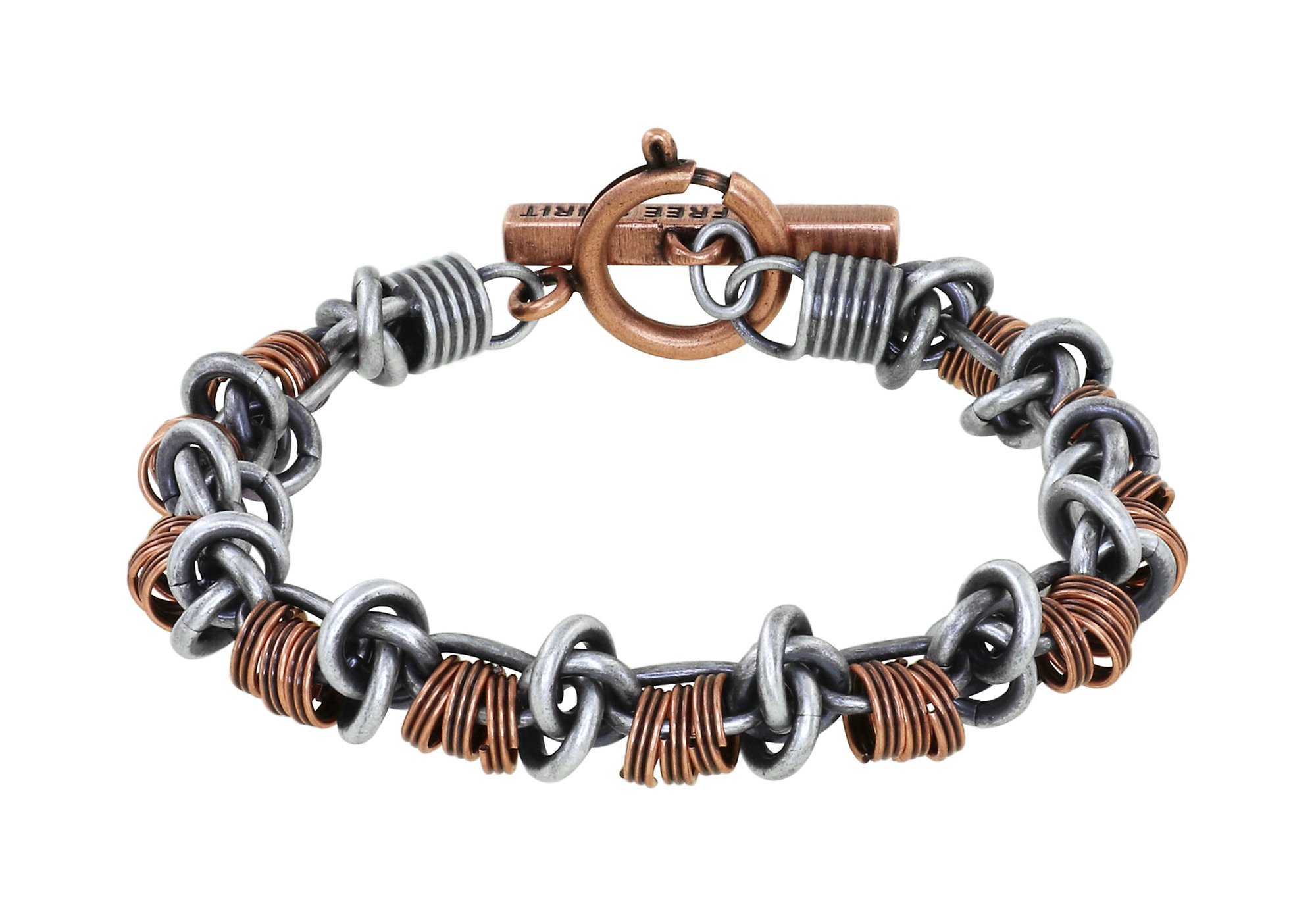 image for Bracelet Free Spirit Silver / Copper  size M