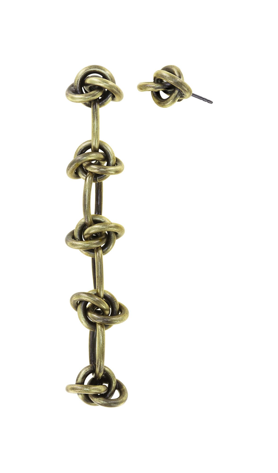 image pour Clou d'oreille pendant Free Spirit Laiton  