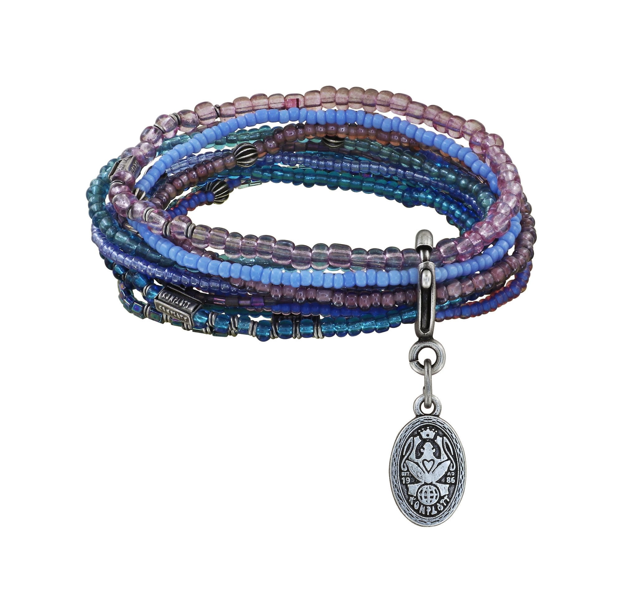 Kép Bracelet elastic Petit Glamour d´Afrique Blue  