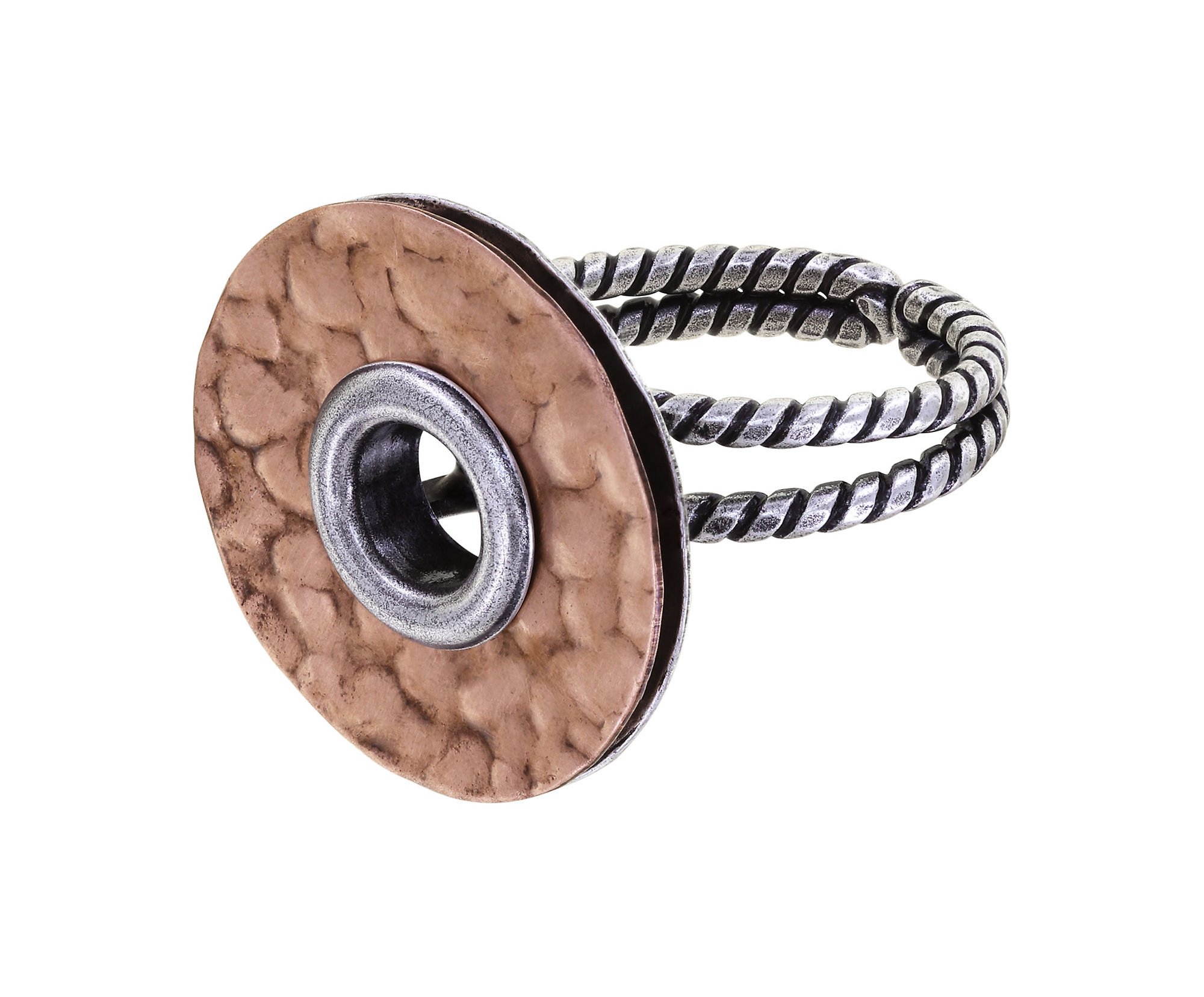 image for Ring Elements in Concert Silver / Copper / Brass  size M