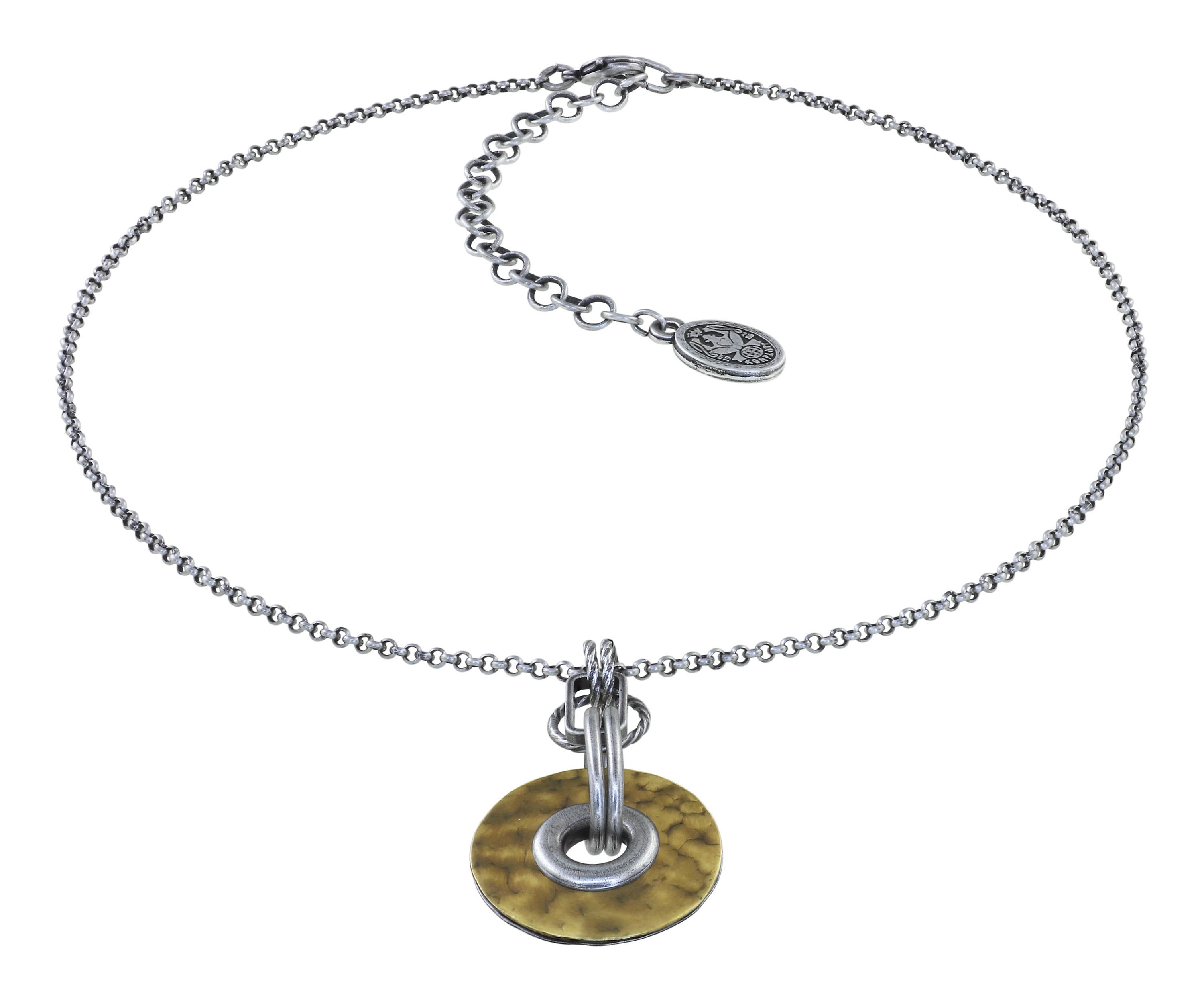 image pour Collier pendant Elements in Concert Argent / Cuivre / Laiton  size M