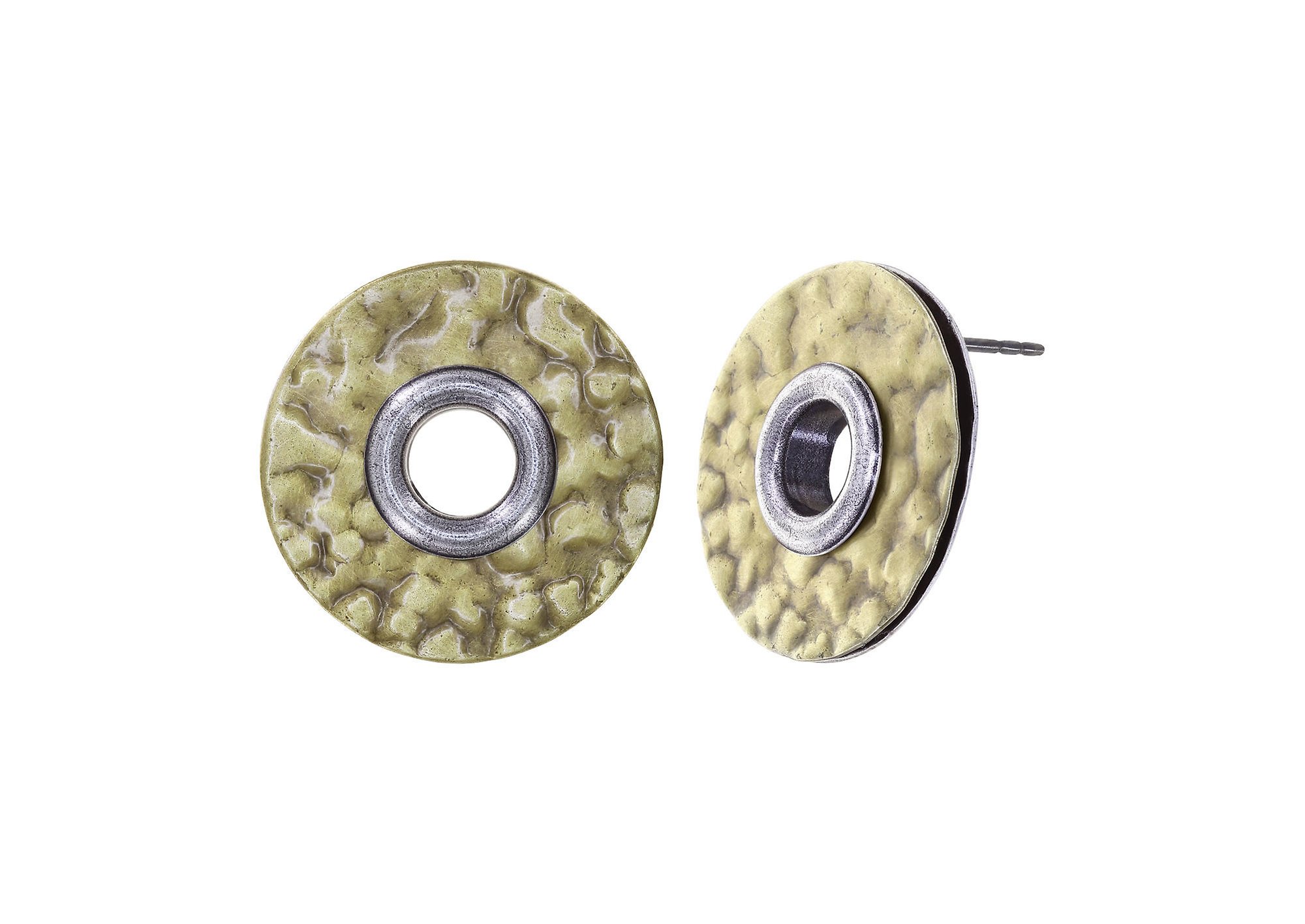 image for Earring Stud Elements in Concert Silver / Copper / Brass  size M