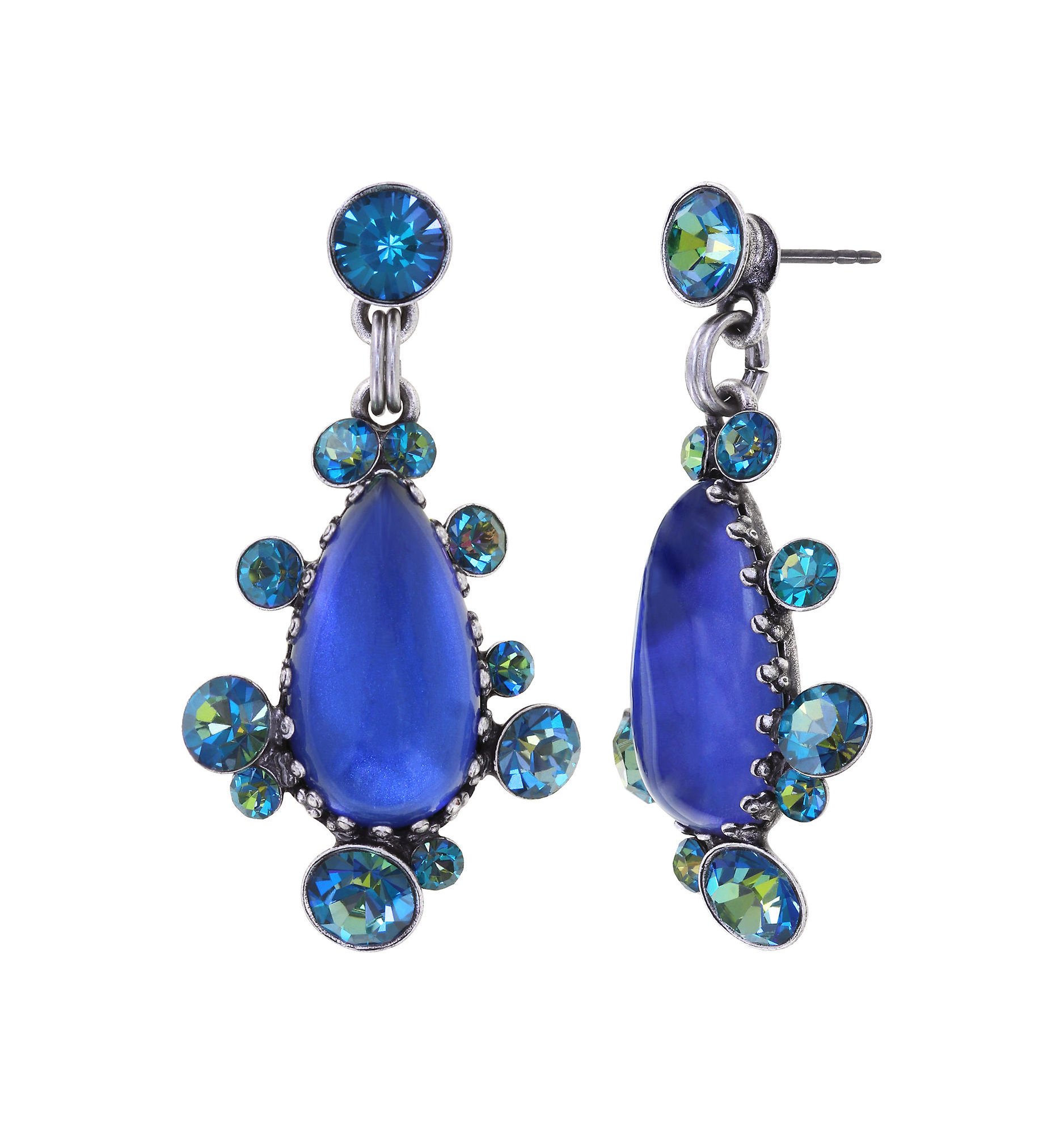 image pour Clou d'oreille pendant Gorgeous Bleu  