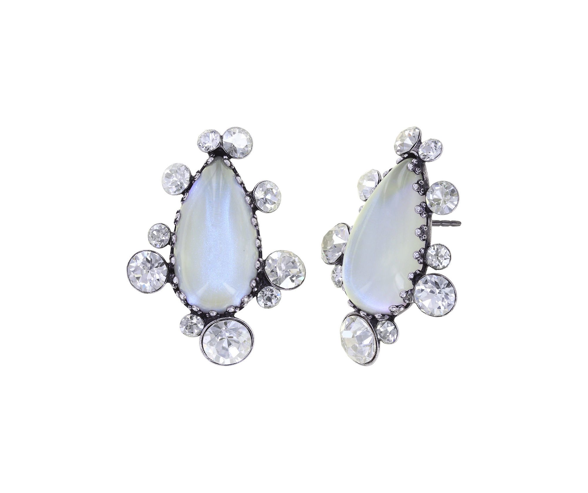 image for Earring Stud Gorgeous White  