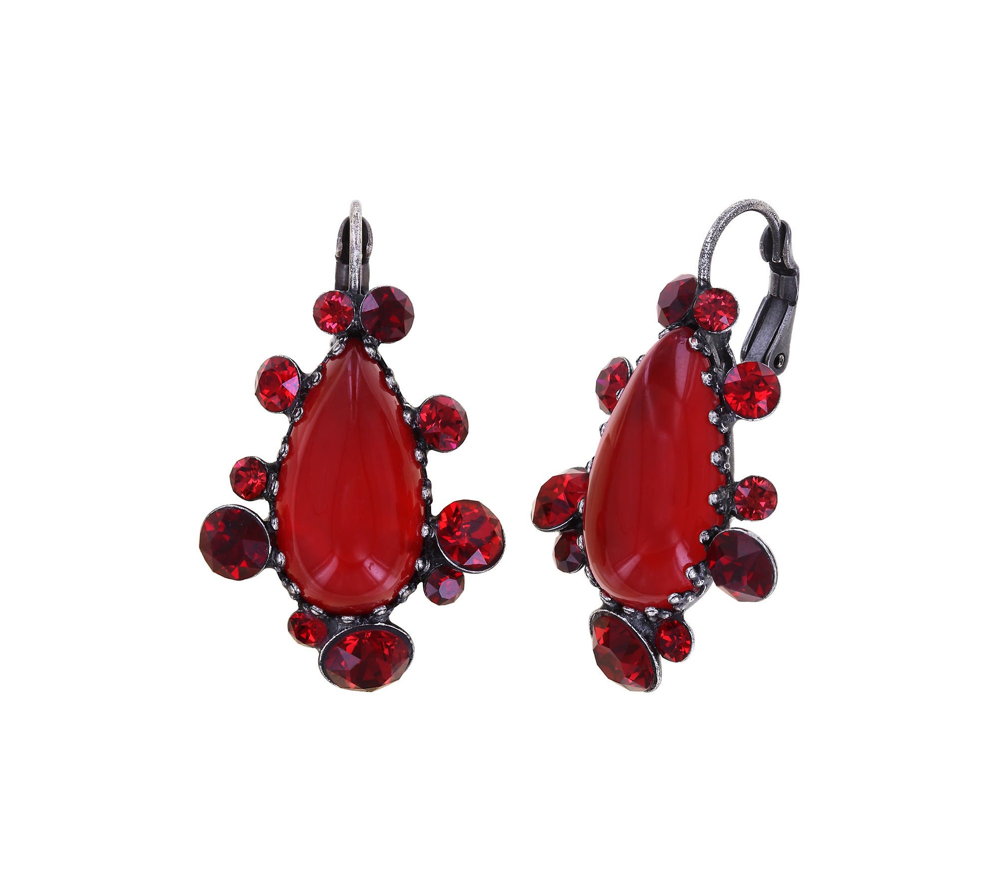 image for Earring eurowire Gorgeous Red  