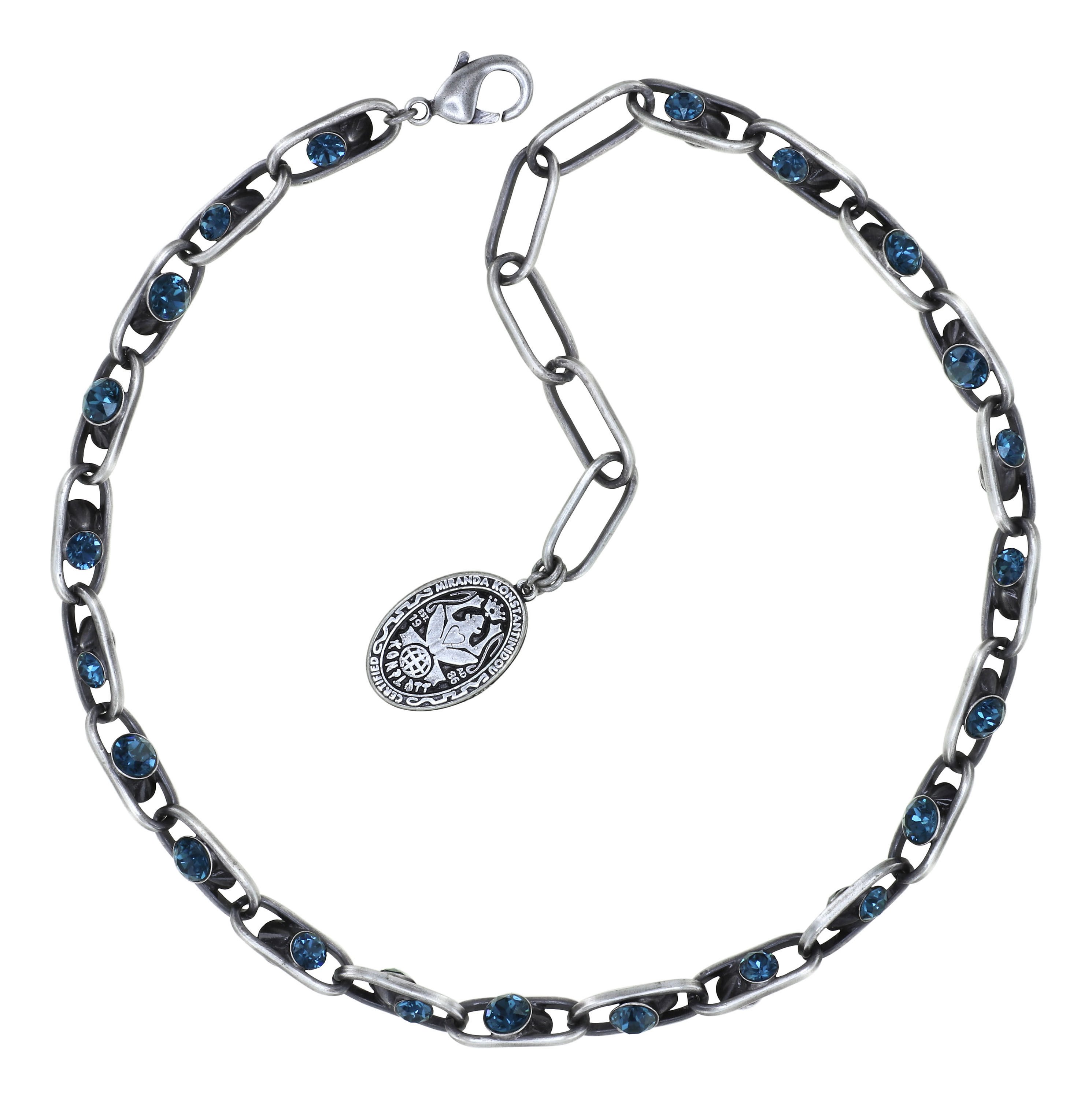 image pour Collier Glam Rock Bleu  