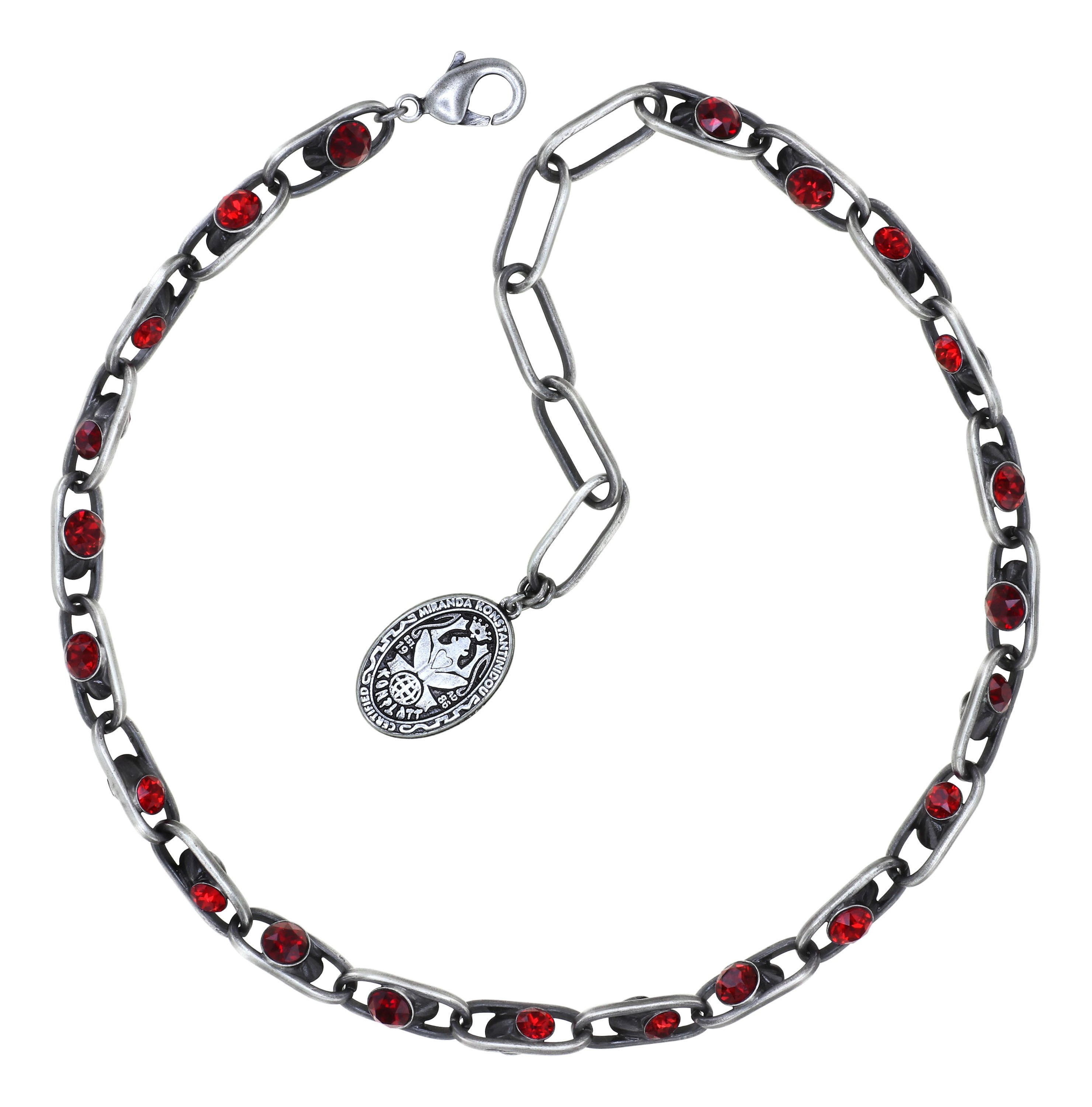 image pour Collier Glam Rock Rouge  