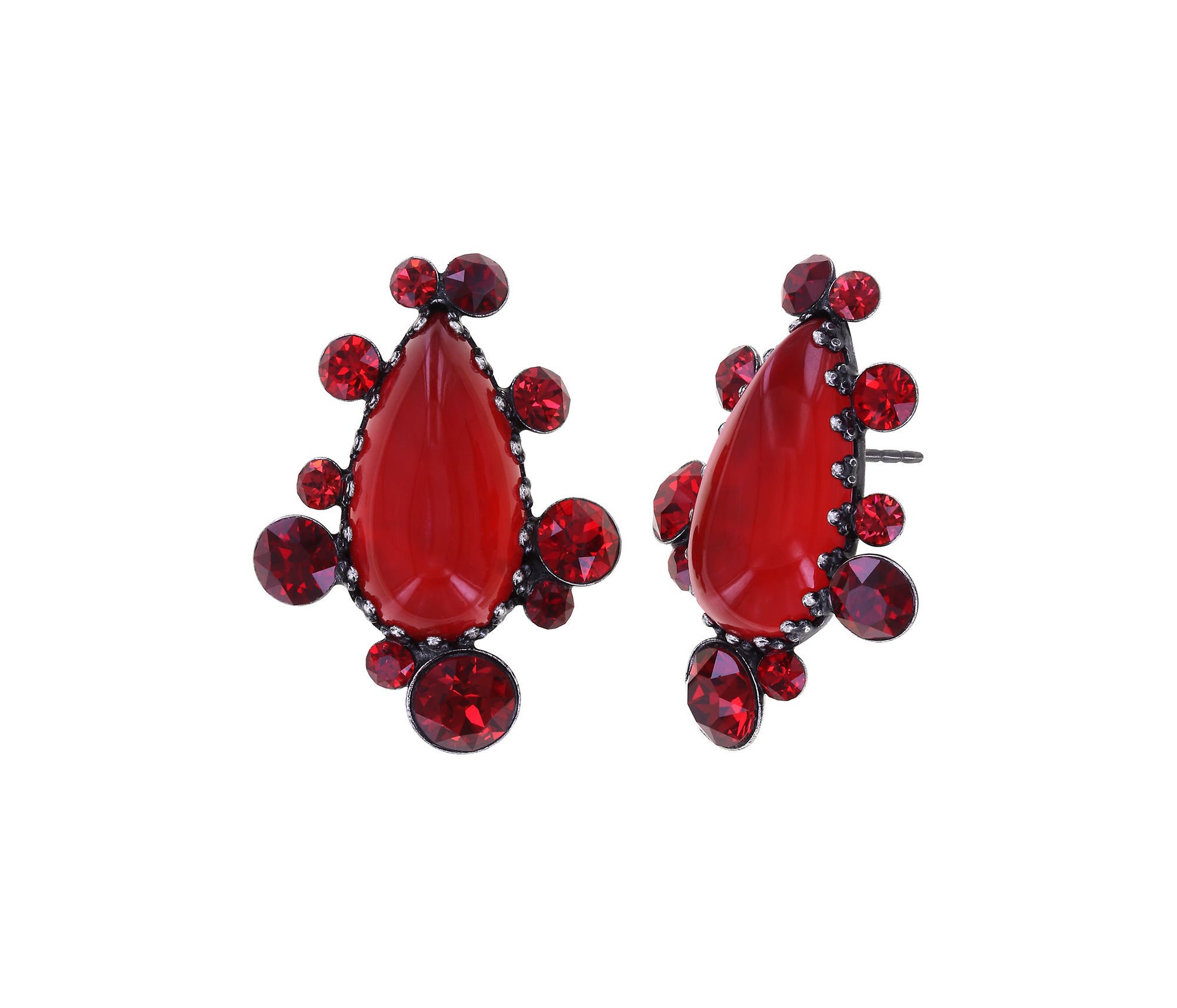 image for Earring Stud Gorgeous Red  