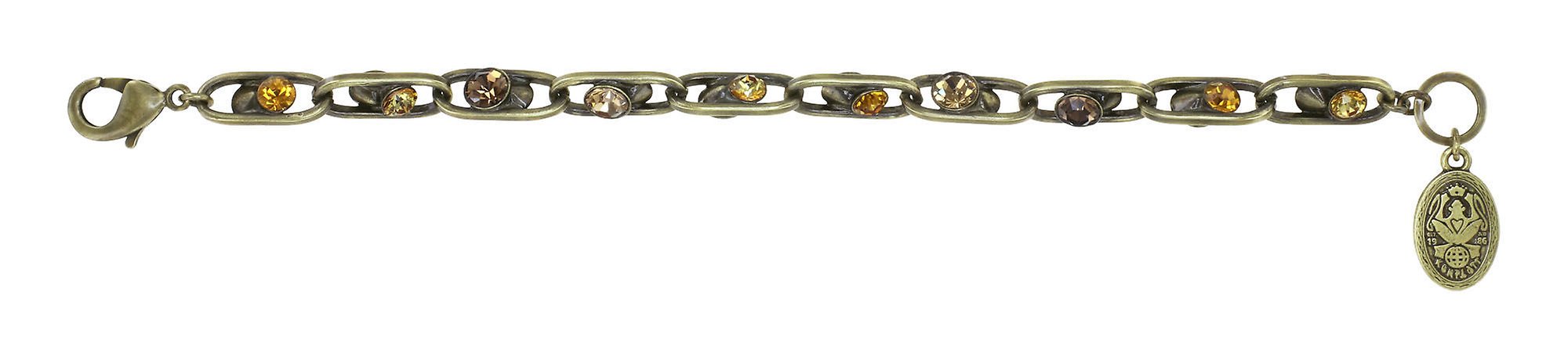 image pour Bracelet Glam Rock Marron / Jaune  