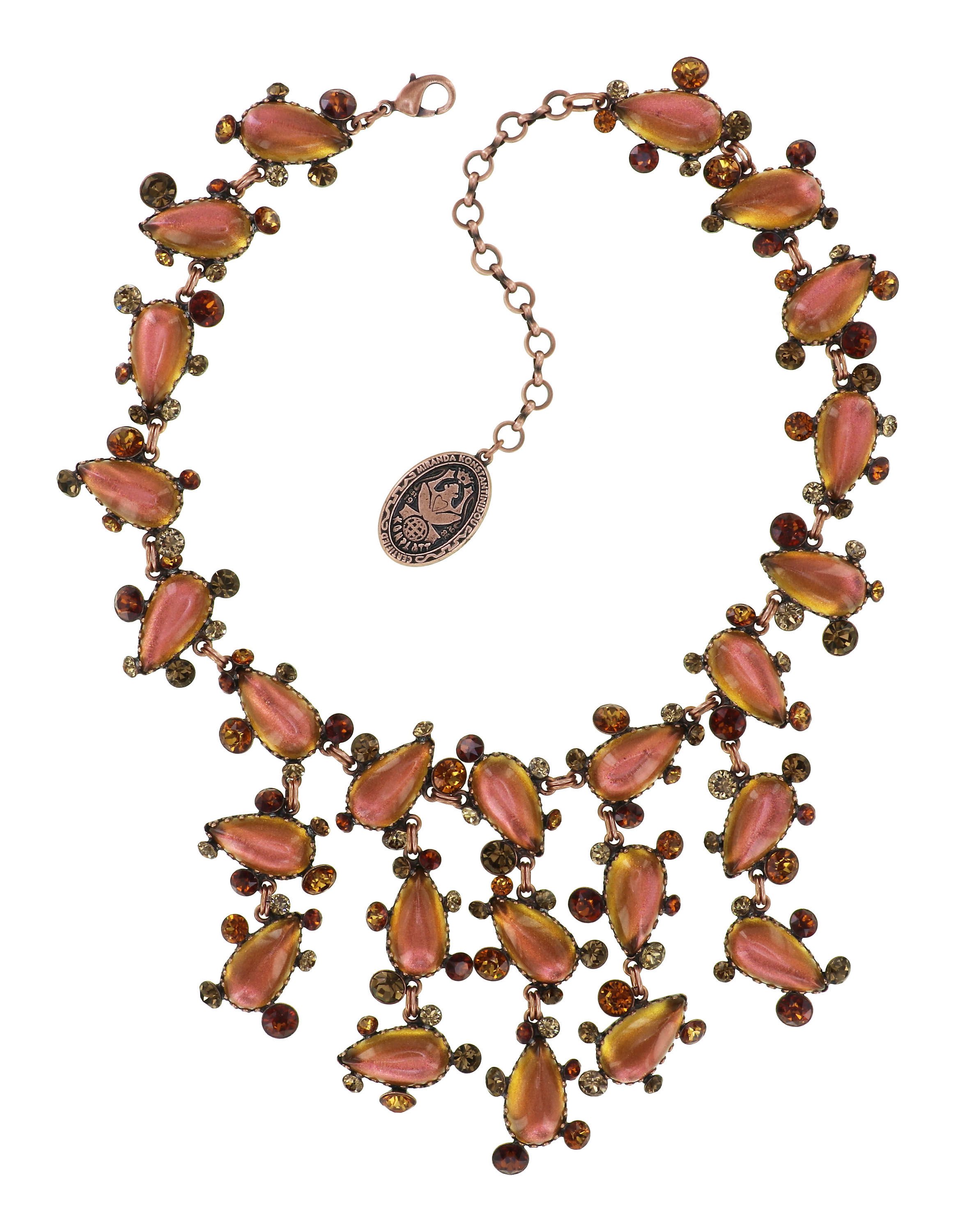 Bild für Halskette Collier Gorgeous Braun  