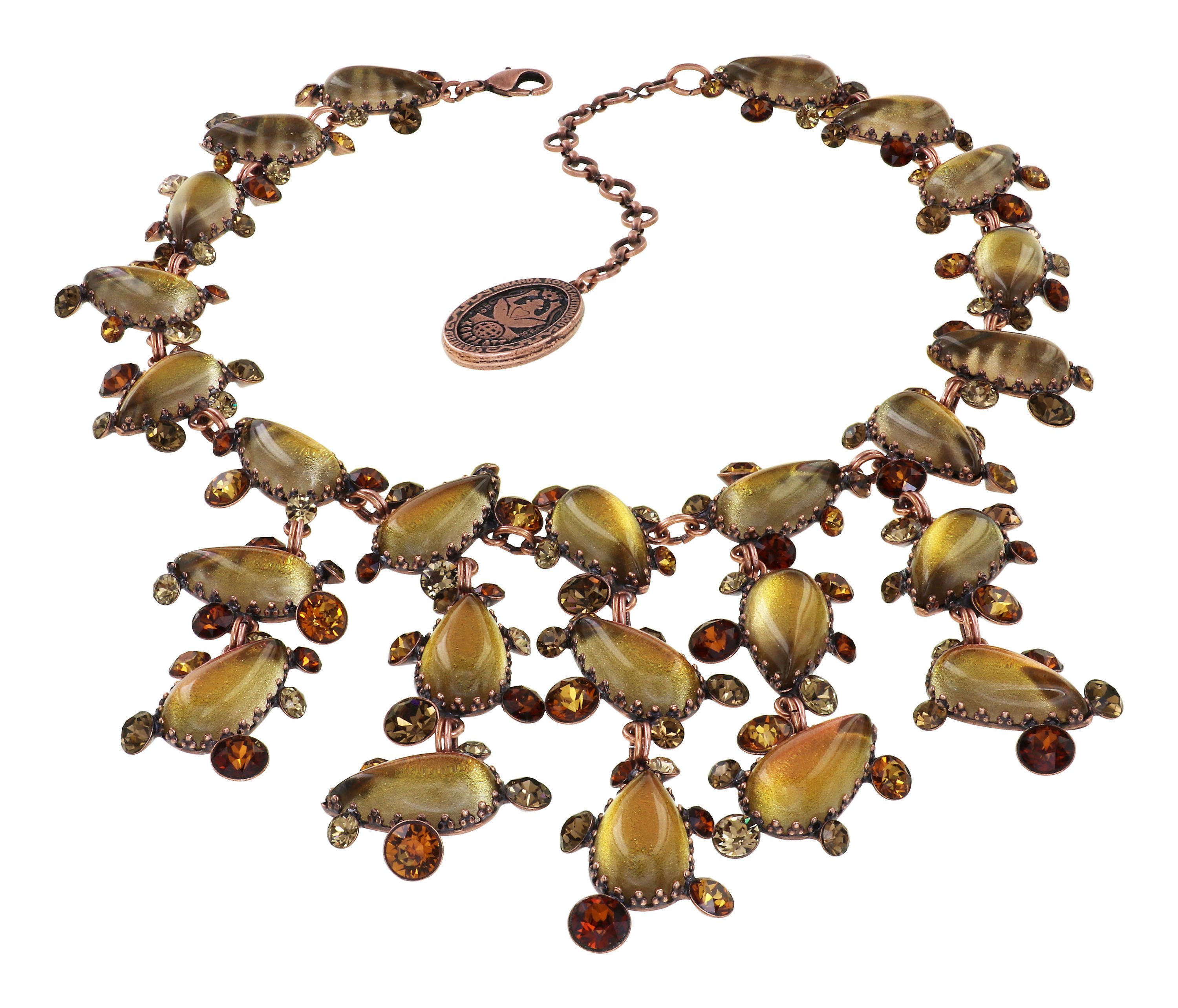 image for Necklace collier Gorgeous Brown  