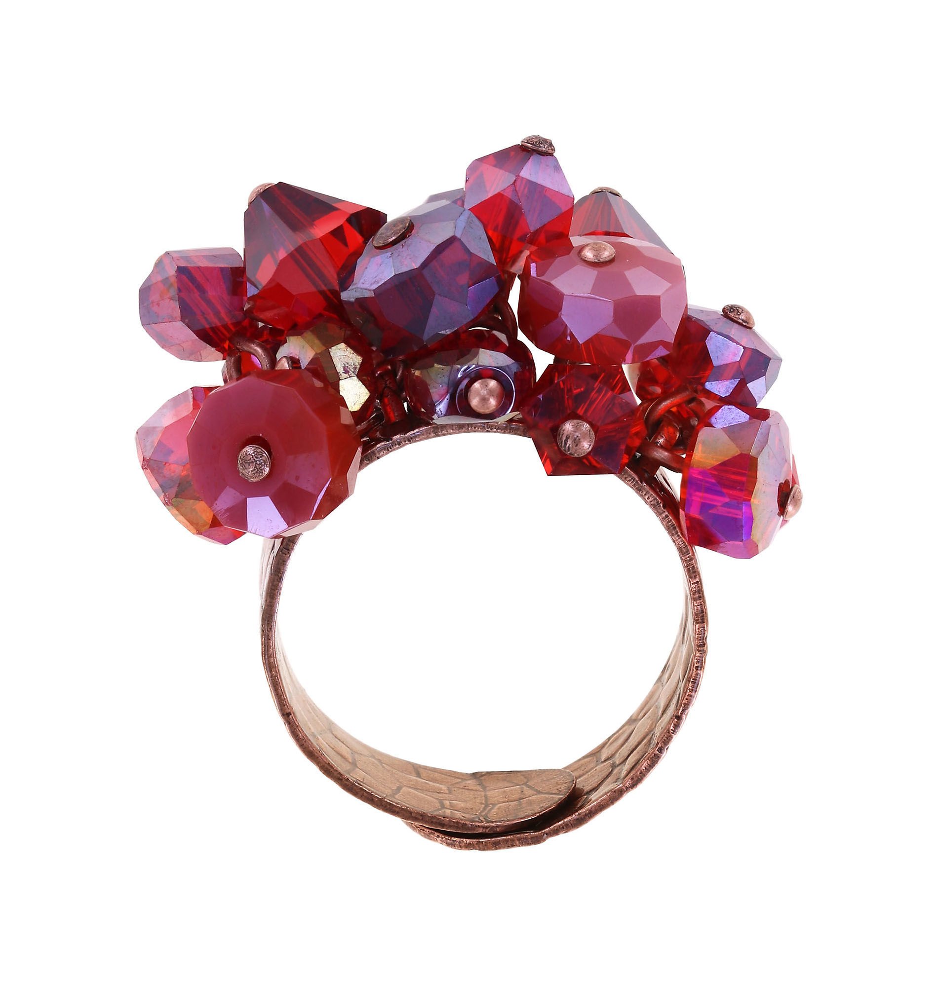 image pour Anneau Jelly Flow Rouge  