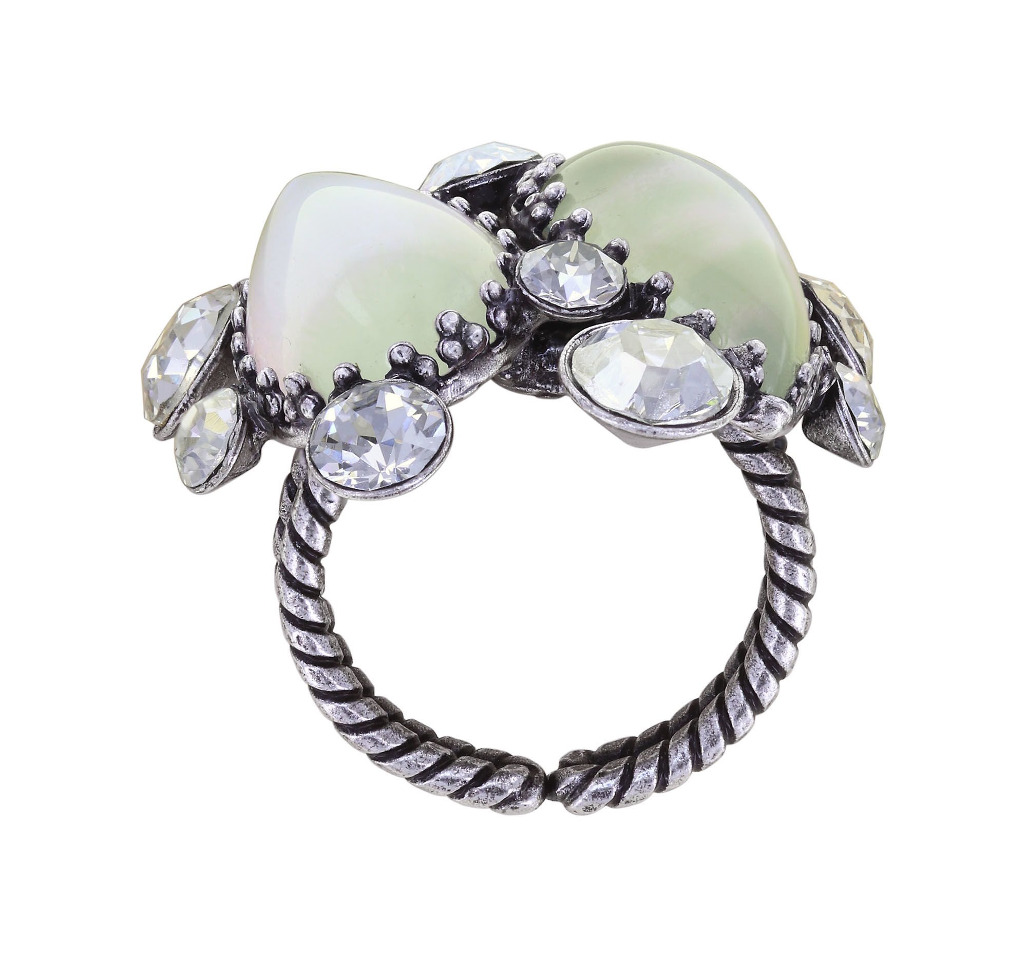 image pour Anneau Gorgeous Blanc  