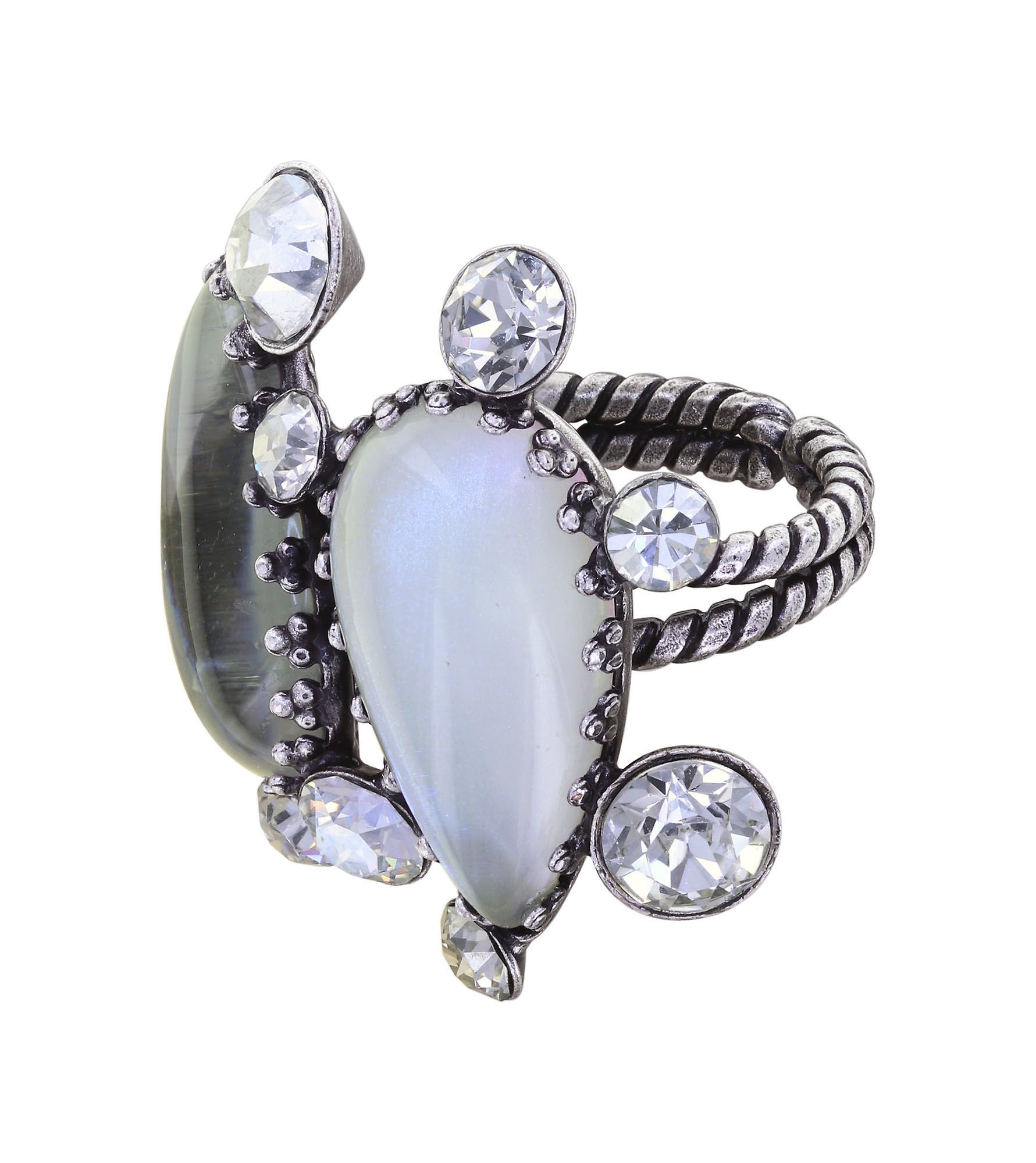 image pour Anneau Gorgeous Blanc  