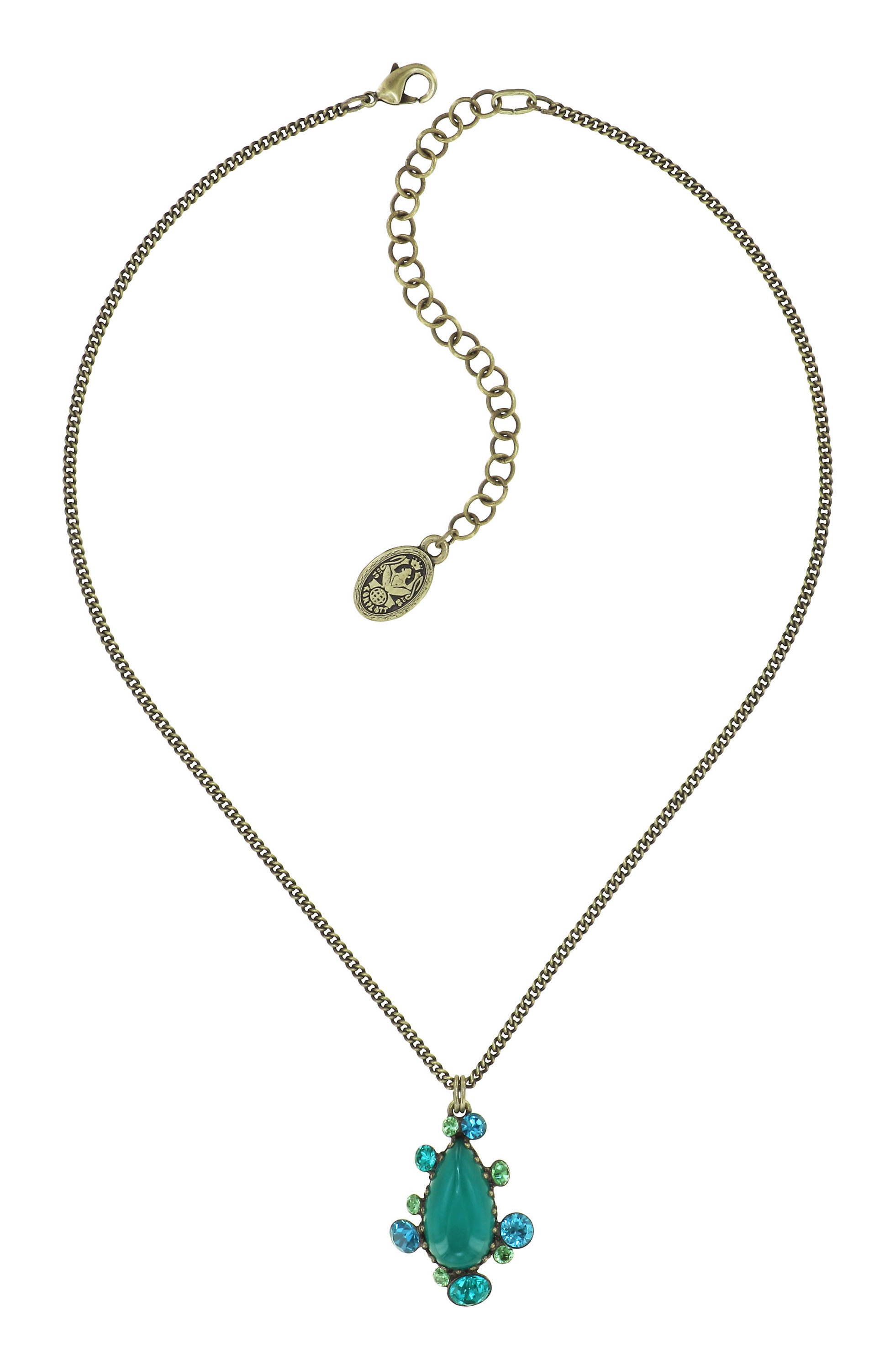 image for Necklace Pendant Gorgeous Green  