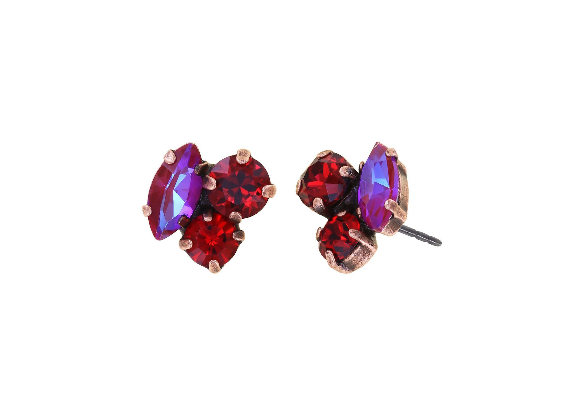 image pour Clou d'oreille Ballroom Rouge / Rose  