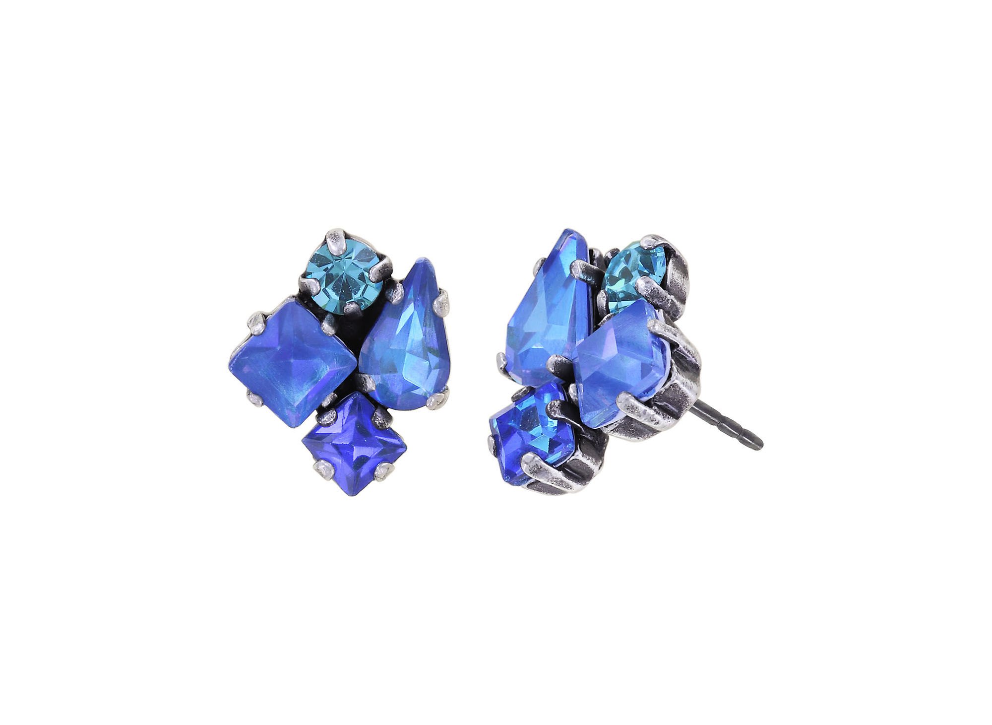 image for Earring Stud Ballroom Blue  