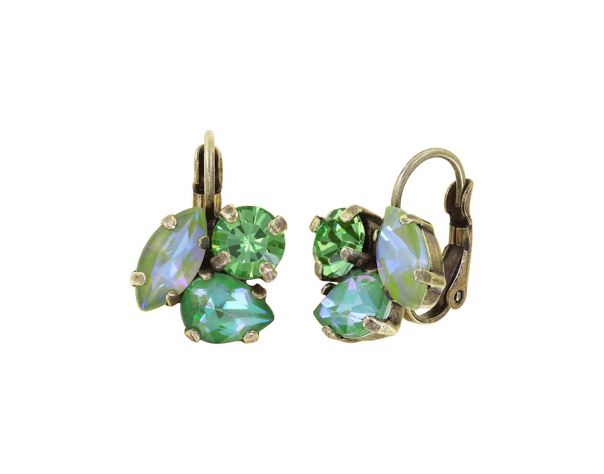 image for Earring Eurowire Ballroom Green  