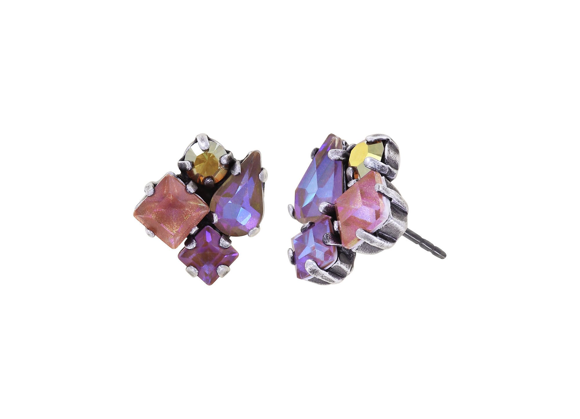 image for Earring Stud Ballroom Brown  