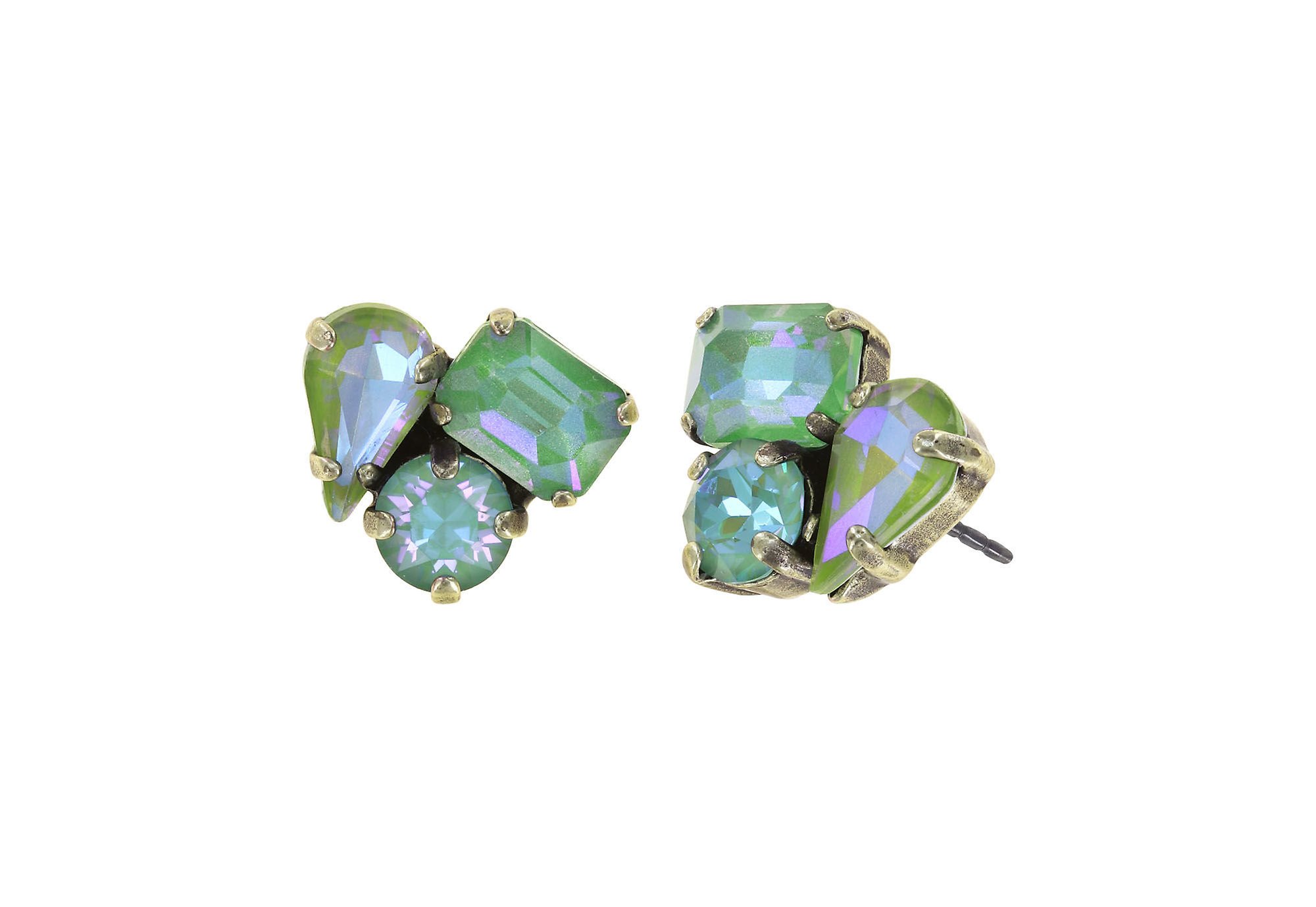 image for Earring stud Ballroom Green  