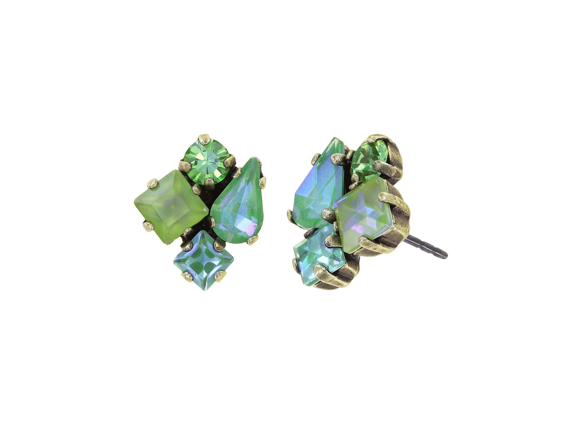 image for Earring Stud Ballroom Green  