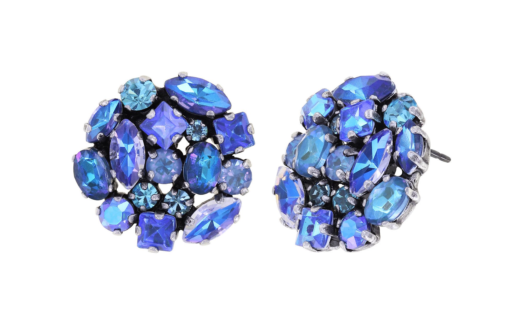 image pour Clou d'oreille Ballroom Bleu  size S