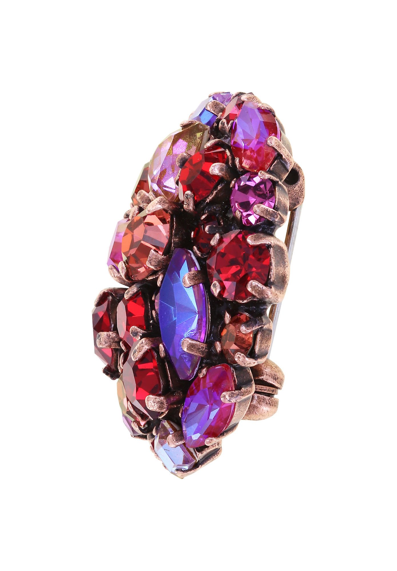 Bild für Brosche Ballroom Rot / Rosa  Größe M