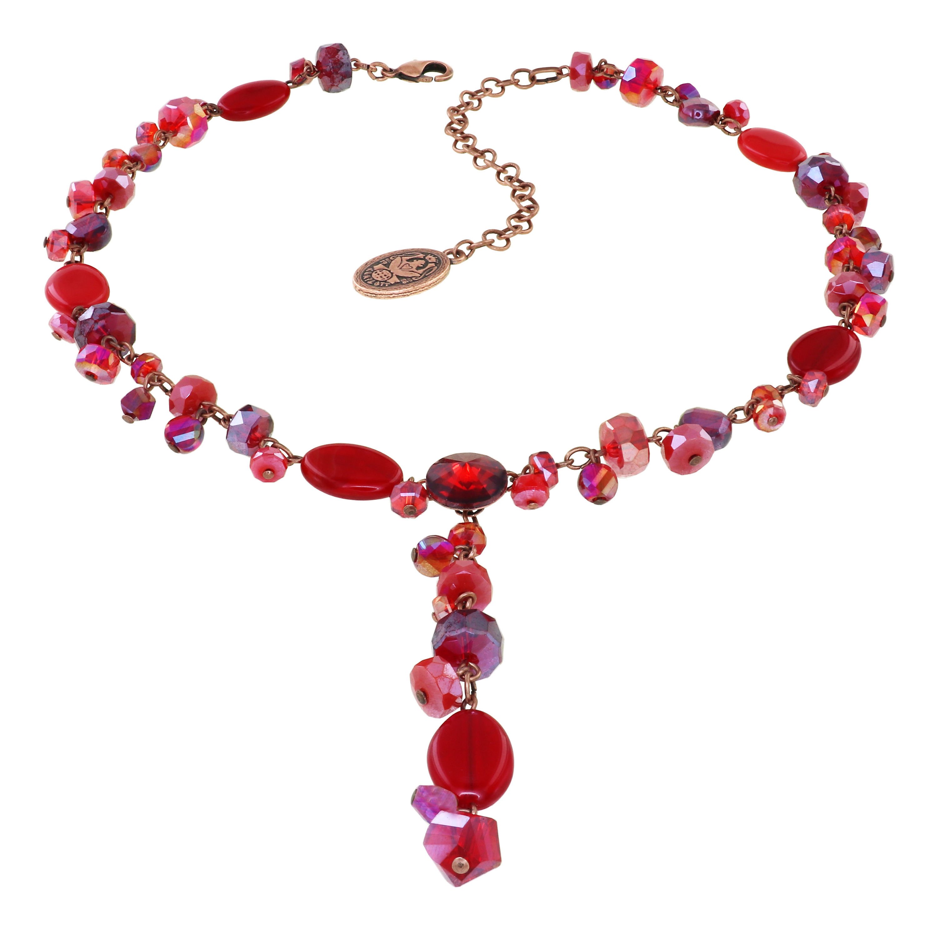 image pour Collier-Y Jelly Flow Rouge  