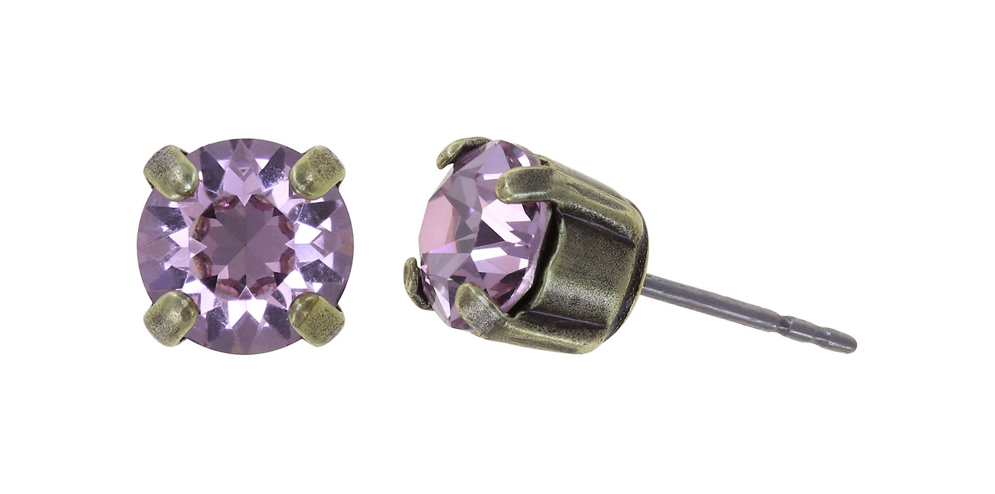 Bild für Ohrstecker Black Jack Lila Heller Amethyst SS 29
