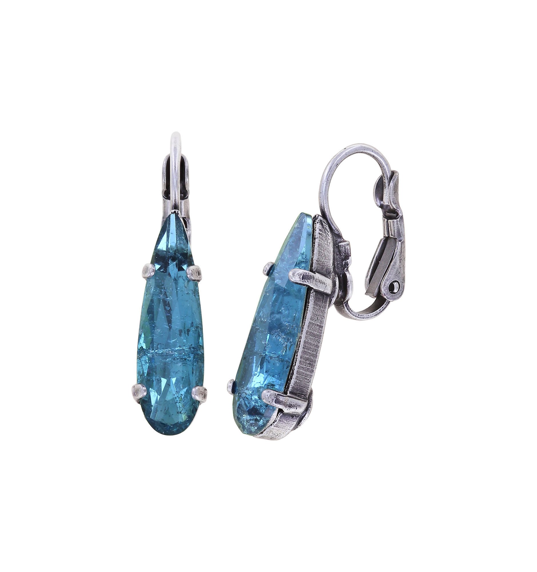 image for Earring Eurowire Jumping Drops Blue  