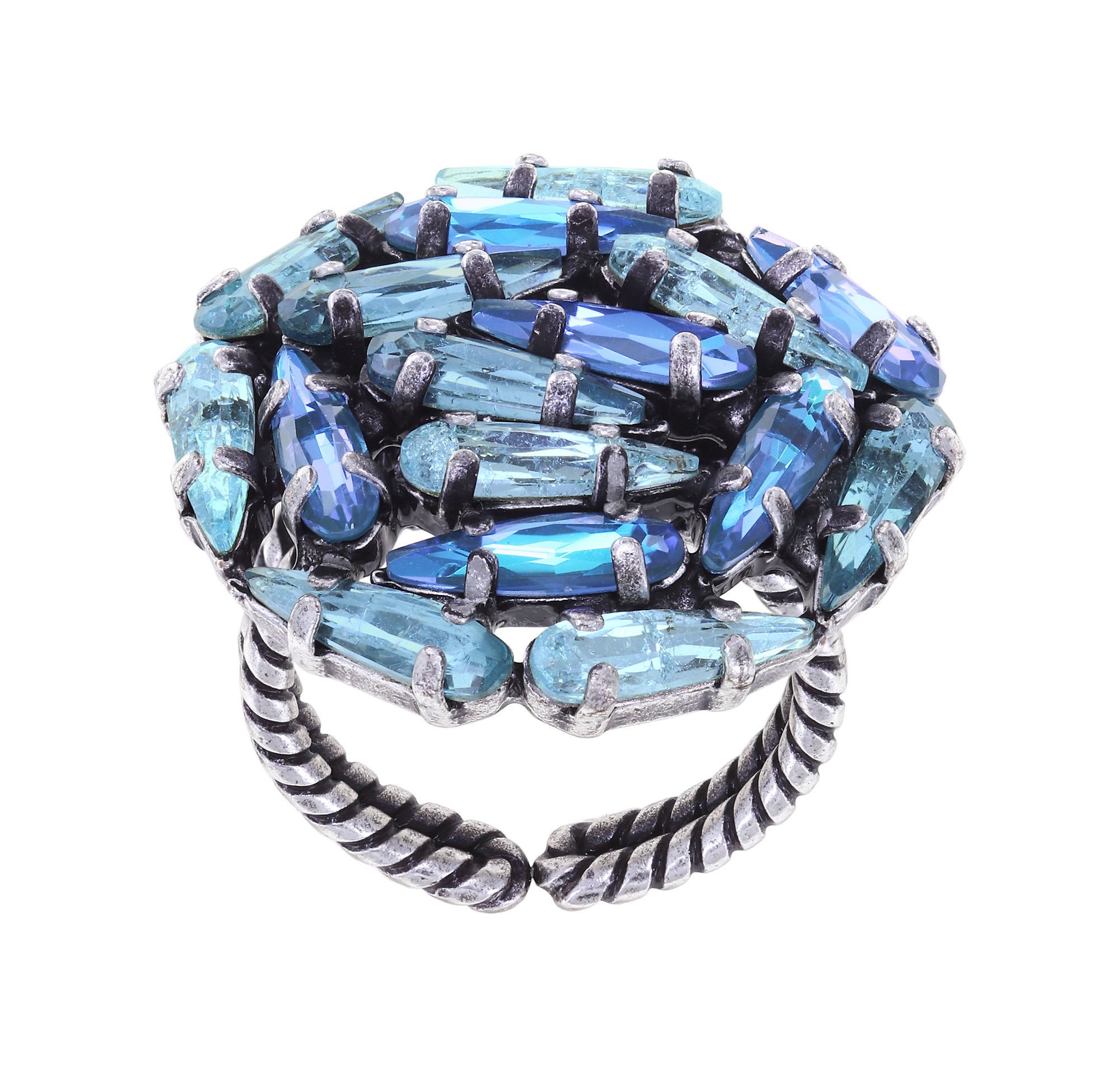 image pour Anneau Jumping Drops Bleu  